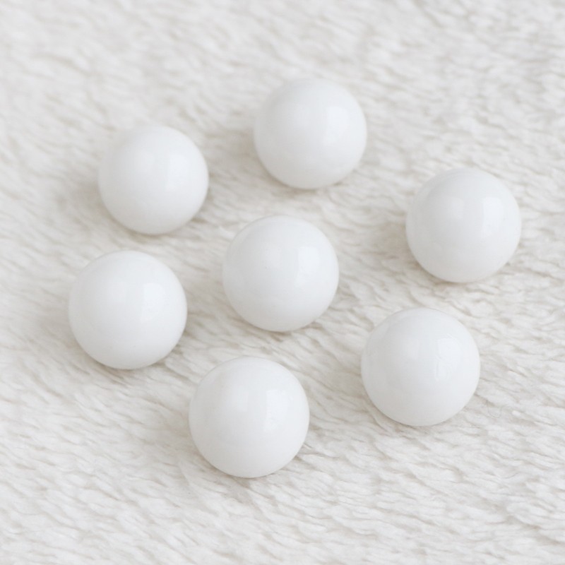 16mm Glass Marbles Beads Round Ball Black/White Vase Decoration Checkers Toys