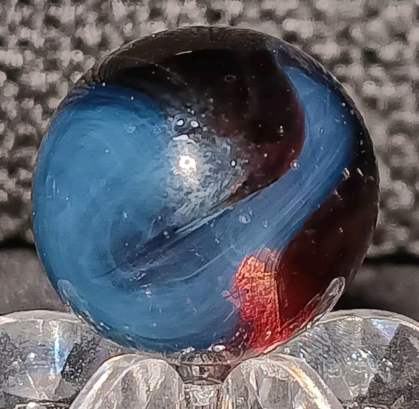 Vintage Cairo Novelty Swirl Marble. Uv. 5/8 Mint-. HTF Example Circa (1946-1952)