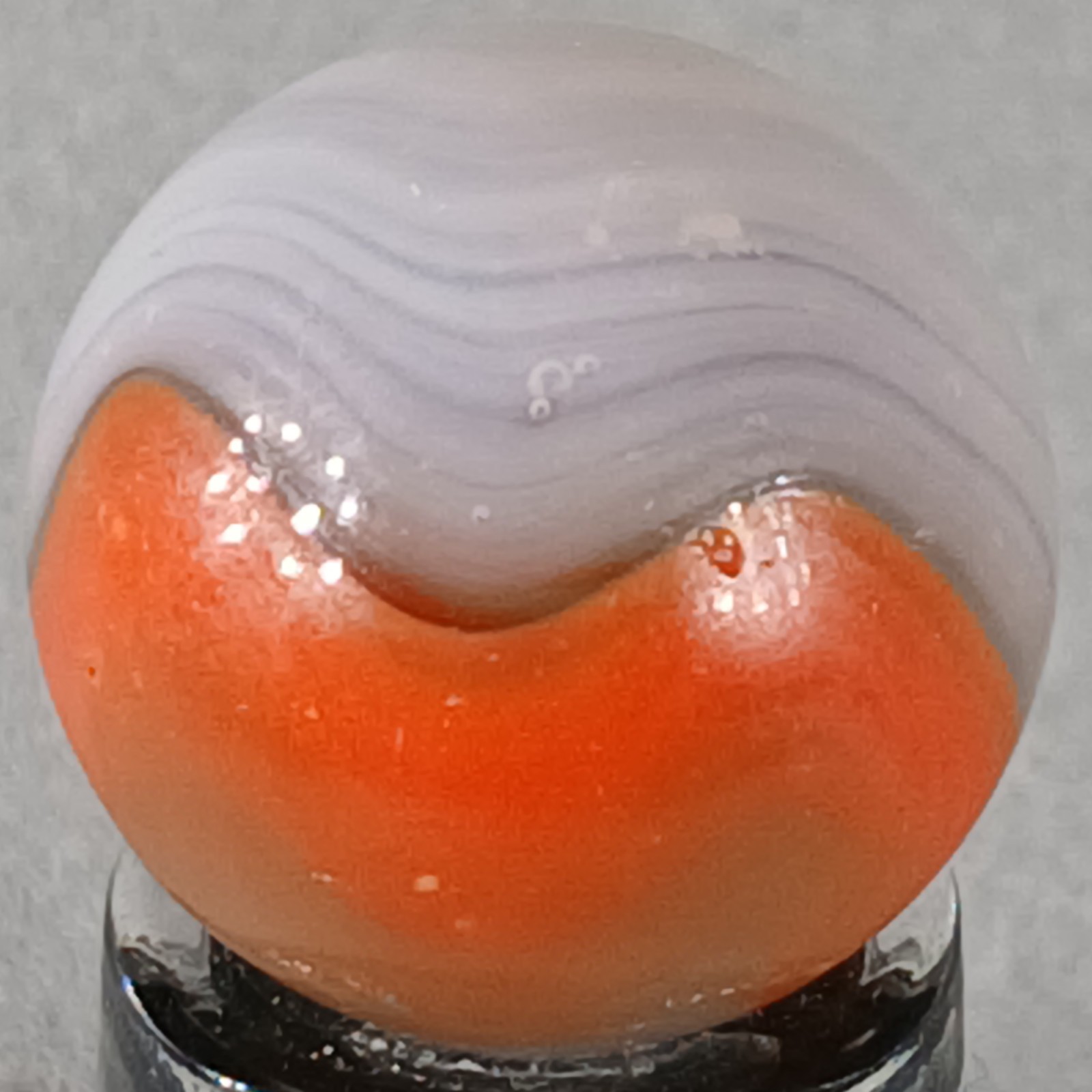Vintage Vitro Conqueror Marble .61 Inches Near-Mint Condition Combined Shipping