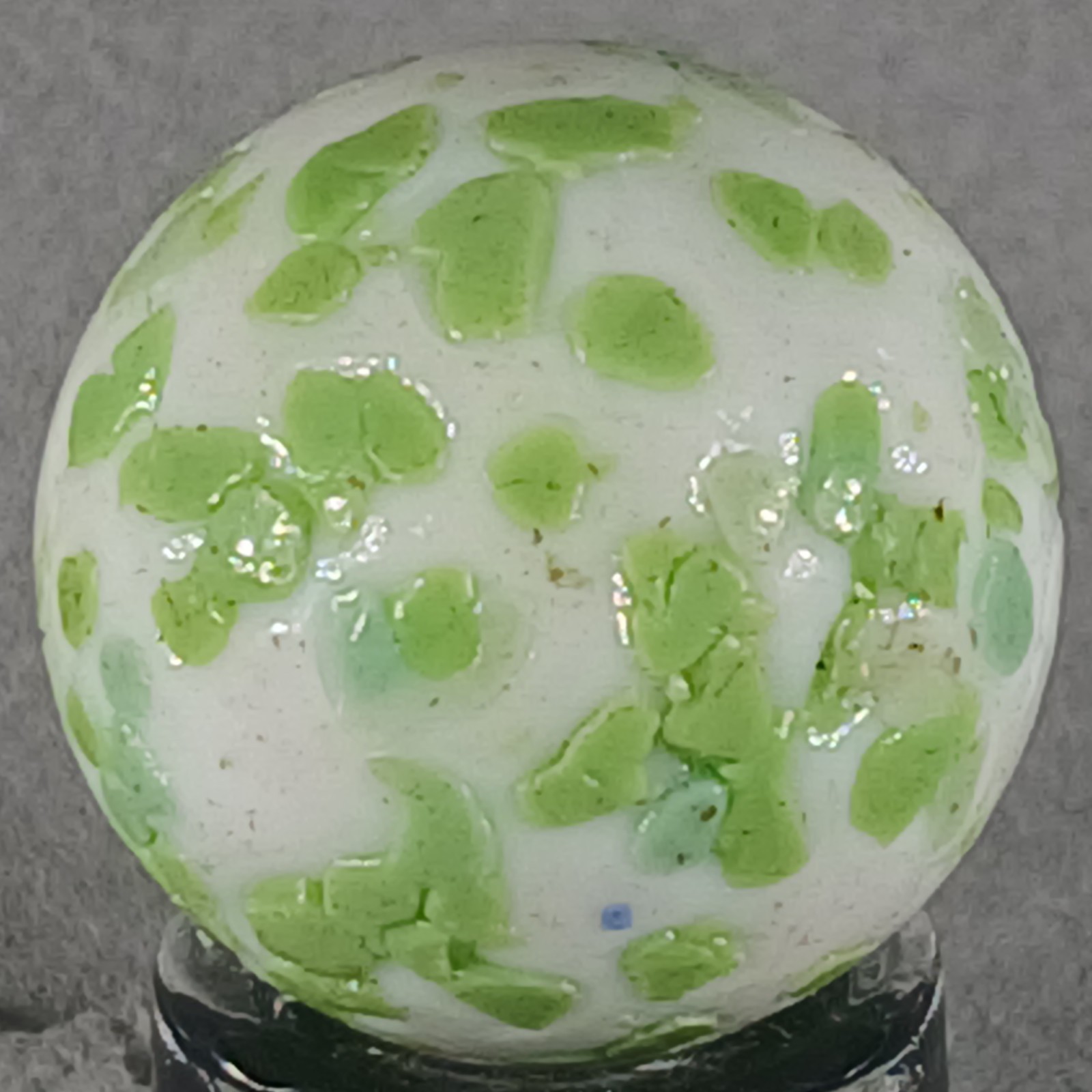 King Marbles White Cosmic .62 Inches Near-Mint Condition Combined Shipping