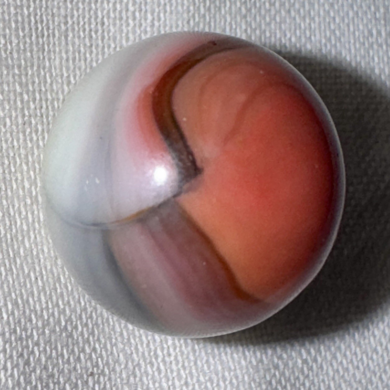 Vintage Vitro Conqueror Patch Marble, 0.62 in, Mint