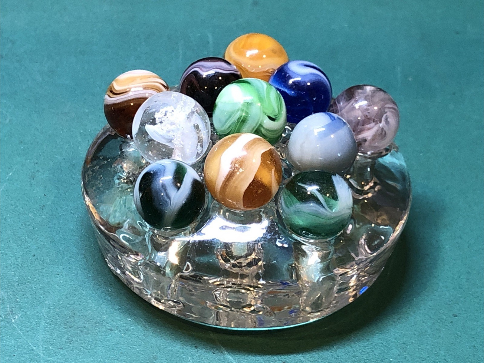 Vintage Marbles | Approximately 1/2″ | Lot Of 11 | Nice Patterns | Lot #701