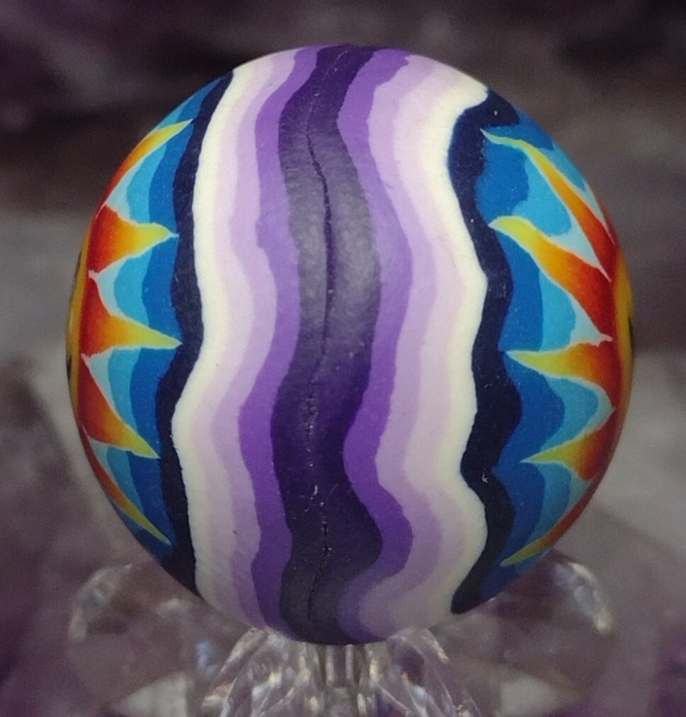 .99″ GROOVY SUN 🌞 ART MARBLES MINT
