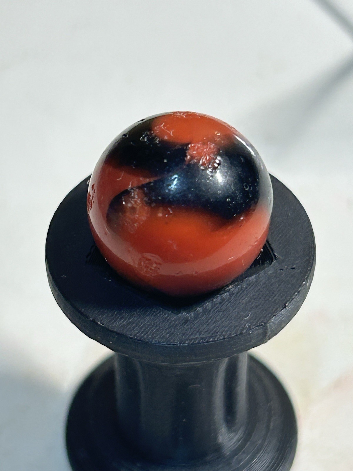 Vintage Peltier NLR .63 Inch Wasp Rainbo Marble