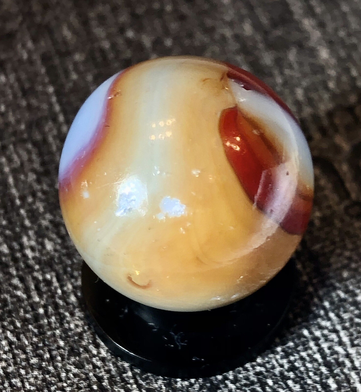 VTG Vitro Agate Superior Marble .66” Tiny Chips See Pics