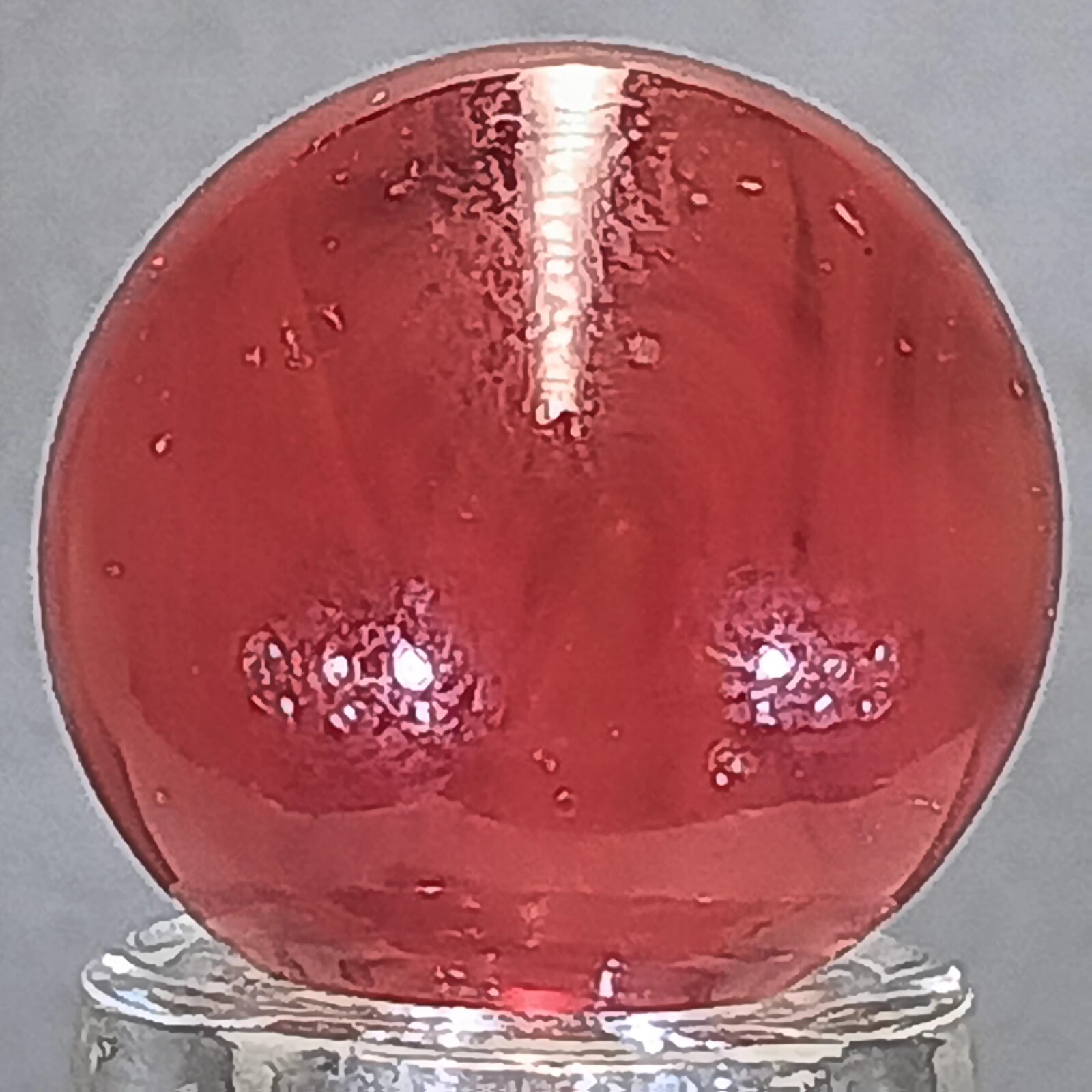 Small Vintage Champion UV-Reactive Swirl Marble .55 Inches Near-Mint Condition