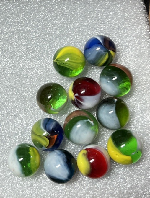Vintage Marbles Lot Swirl Patch Translucent Marble King Peltier Agate