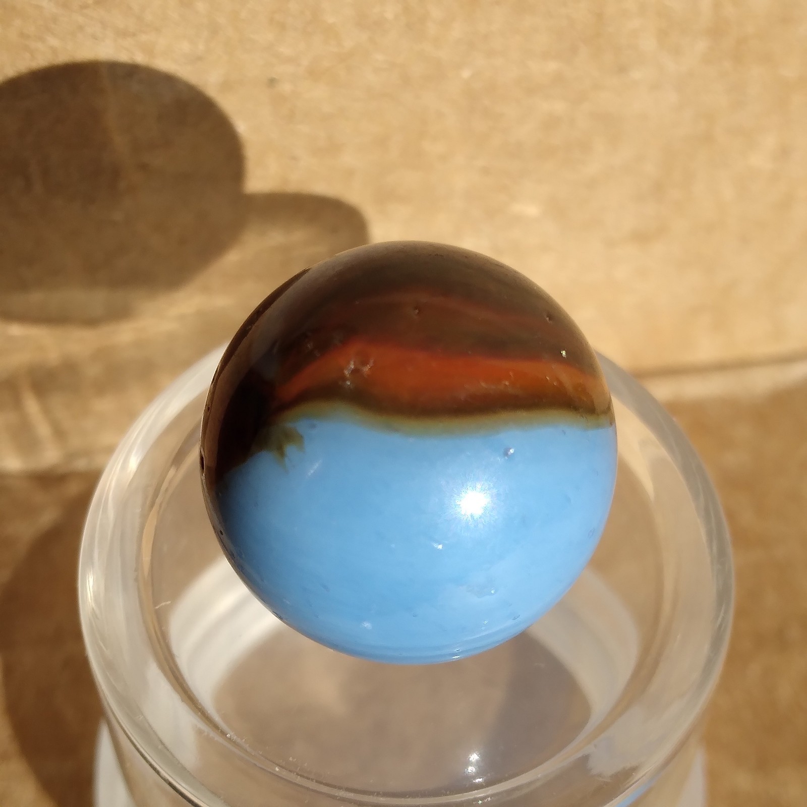 0.61″ Vintage Marble- Peltier Kokomo Vitro Akro Christensen