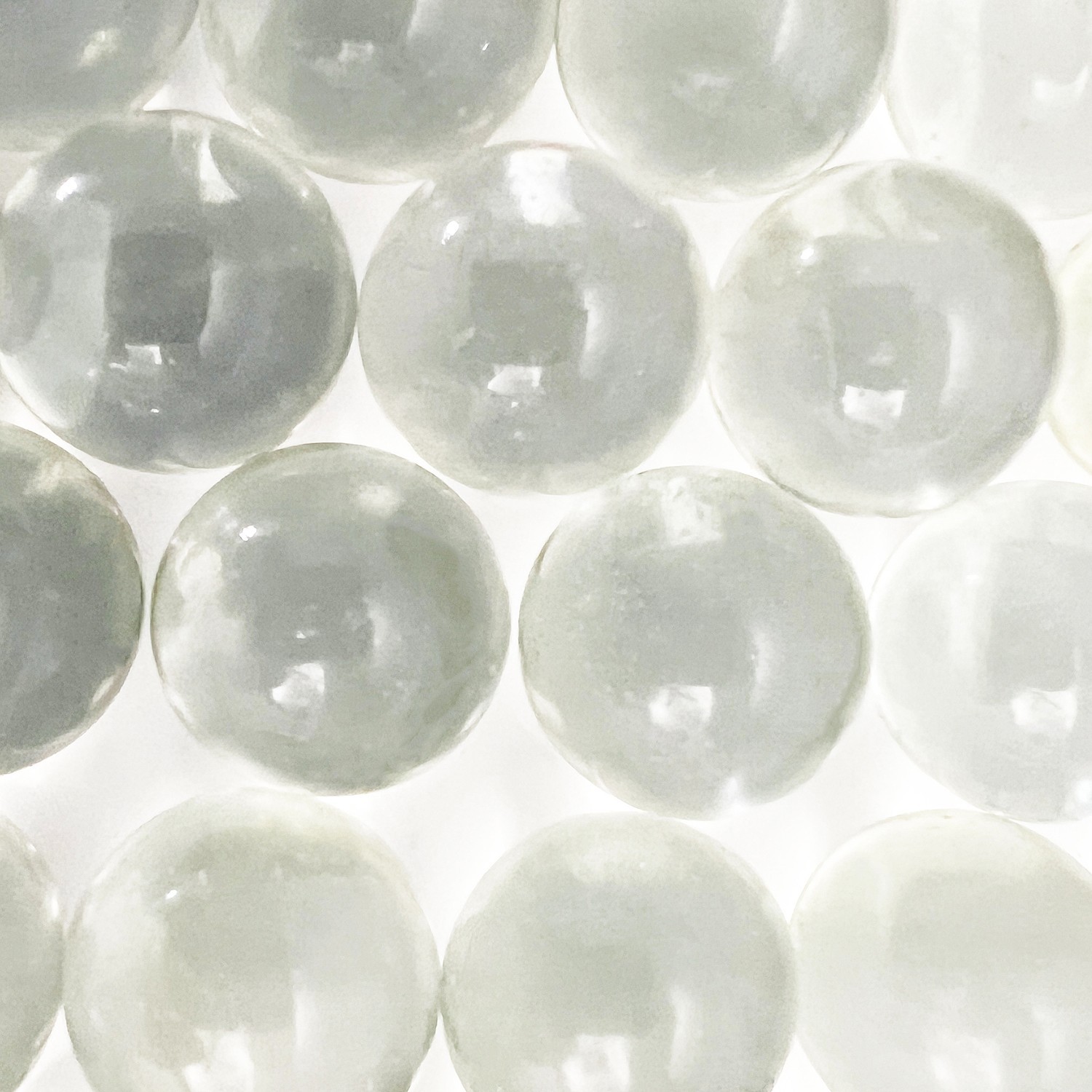 Vintage Masterpiece Crystal West Virginia WV Glass Marbles – 1 lb Clear 16mm