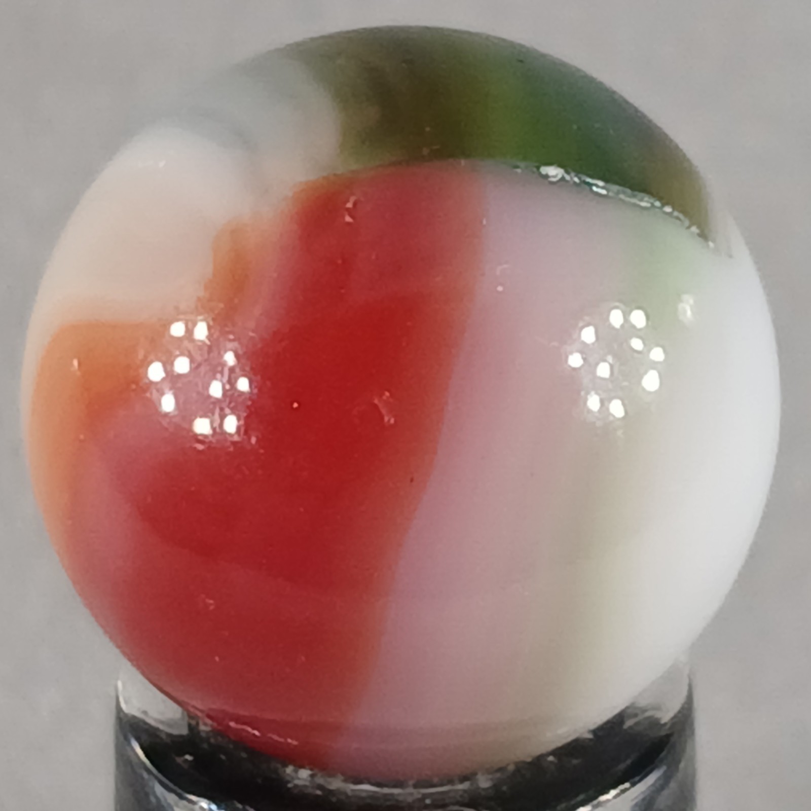 Vintage Vitro Tri-Lite Marble .61 Inches Near-Mint Condition Combined Shipping