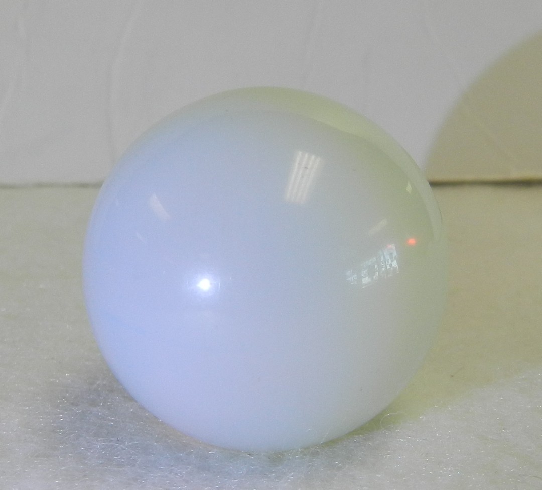 #20589m Large Unknown Maker Moonie Glass Shooter Marble 1.16 In *Mint*