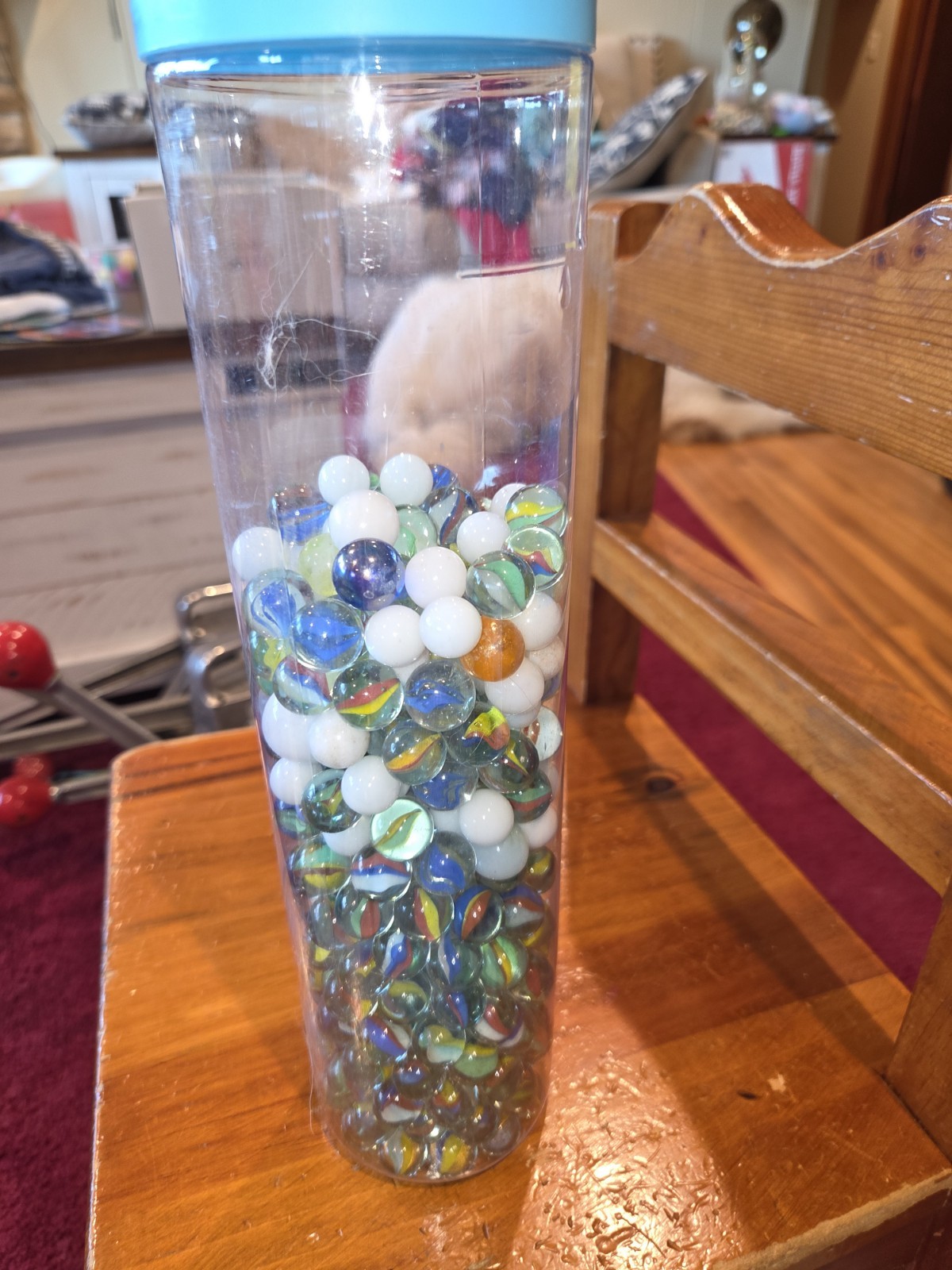Quart Jar Marbles