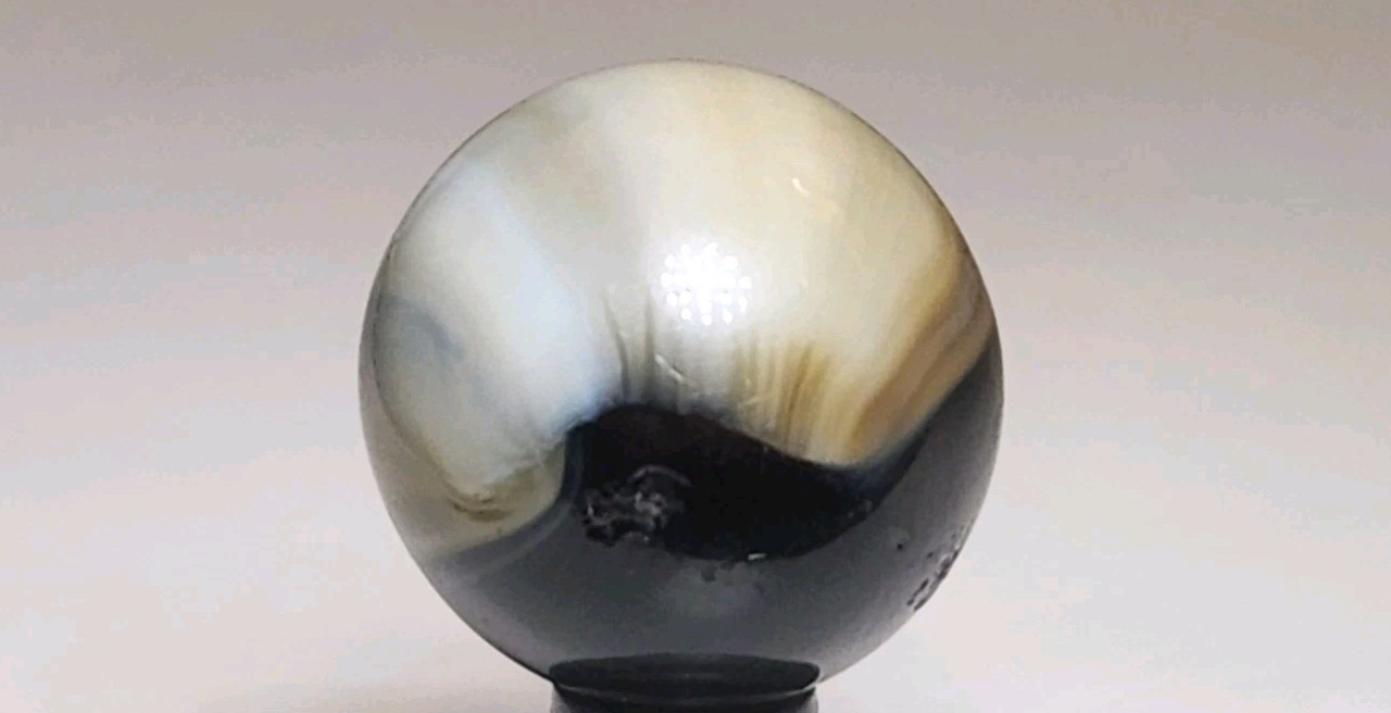 AKRO AGATE CO. ‘Patch’ .65″ Vintage Marble NM+