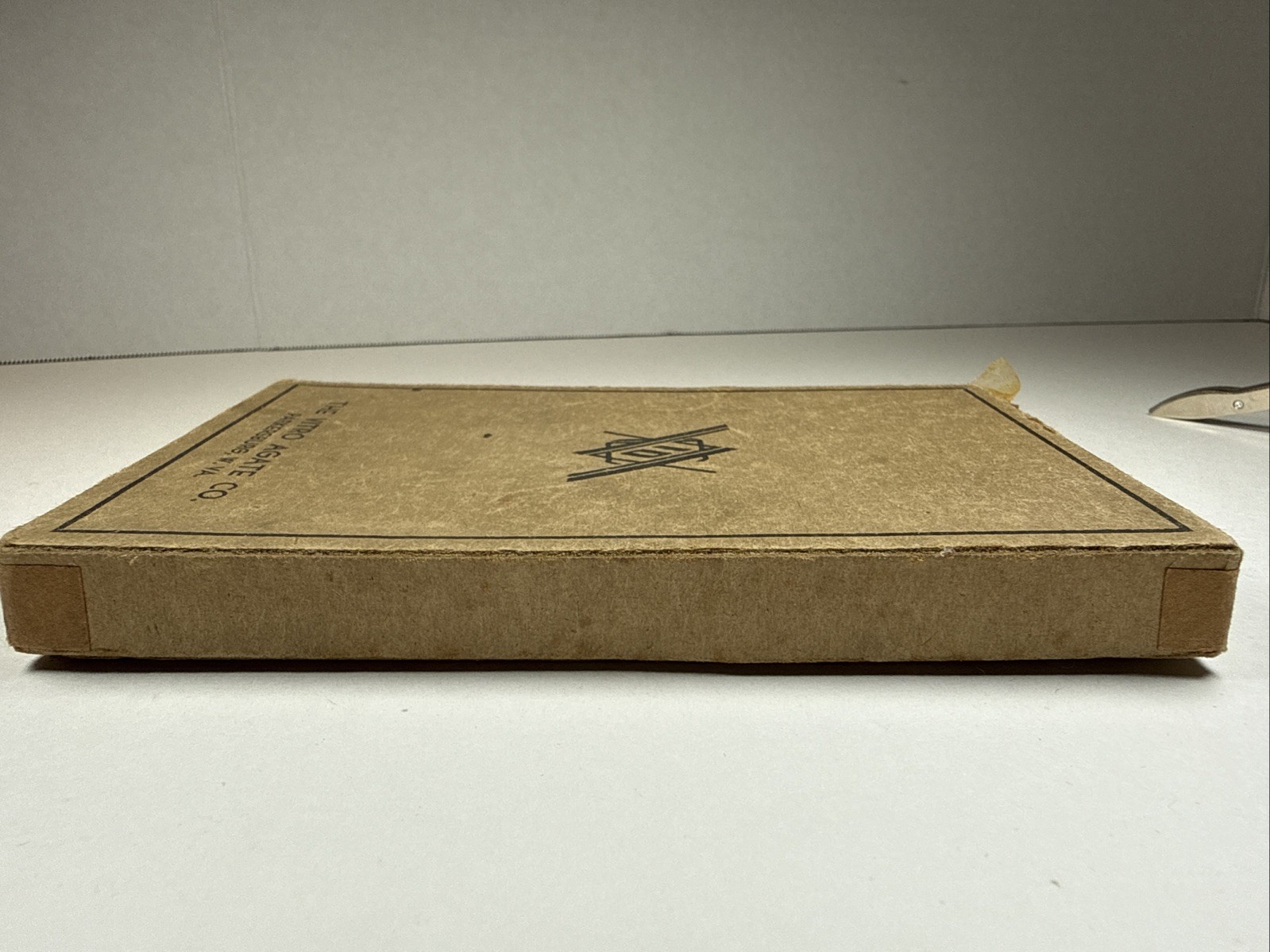Vintage 1930’s The Vitro Agate Co. Game Marbles #00~Original Box~ Extra Marbles
