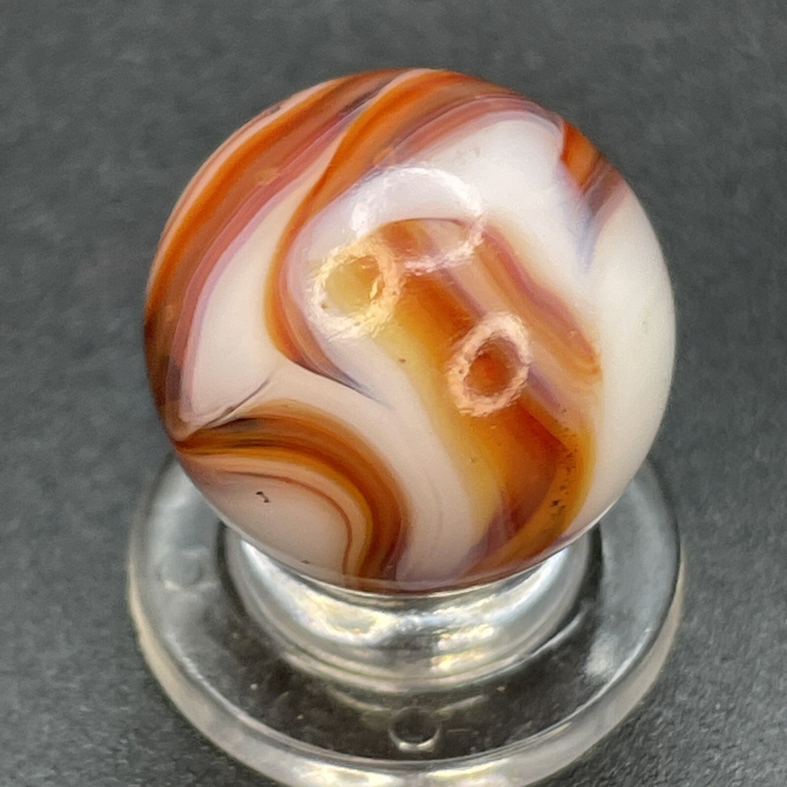 Alley Swirl Marble West Virginia Swirl Marble Vintage Marbles 0.669”