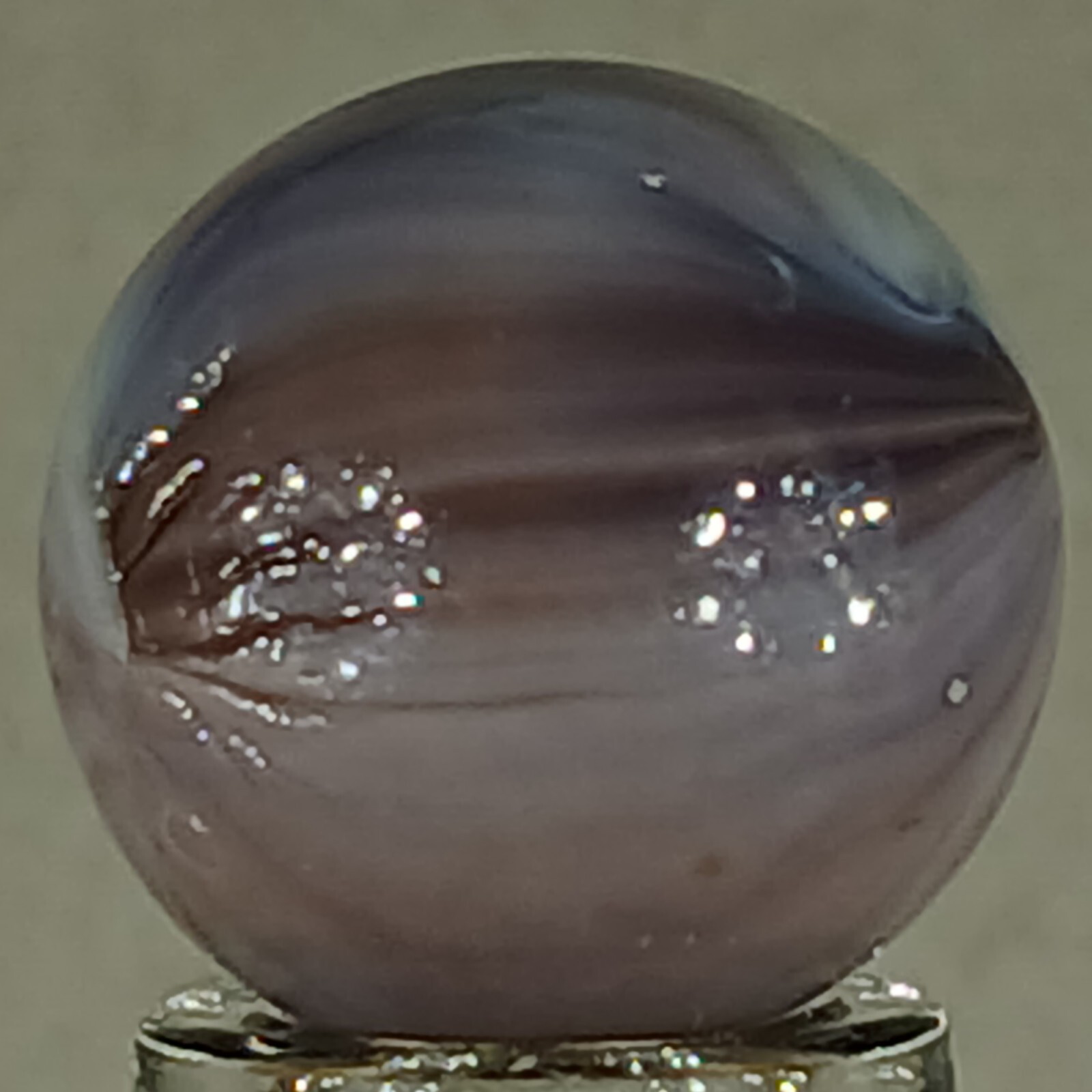 Vintage Imported Patch And Ribbon Marble .62 Inches Near-Mint Condition