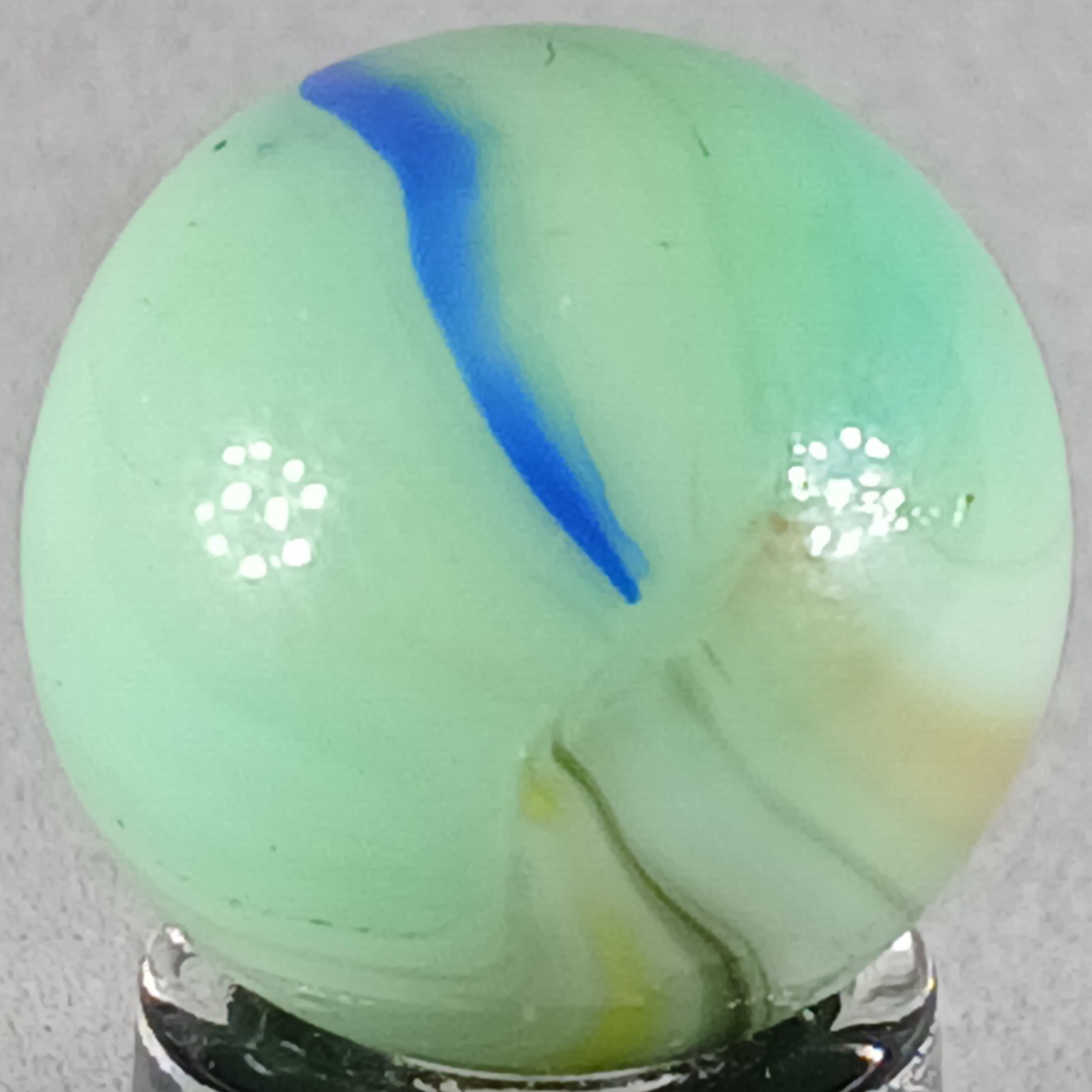 Vintage Imported Patch And Ribbon Marble .61 Inches Near-Mint Condition
