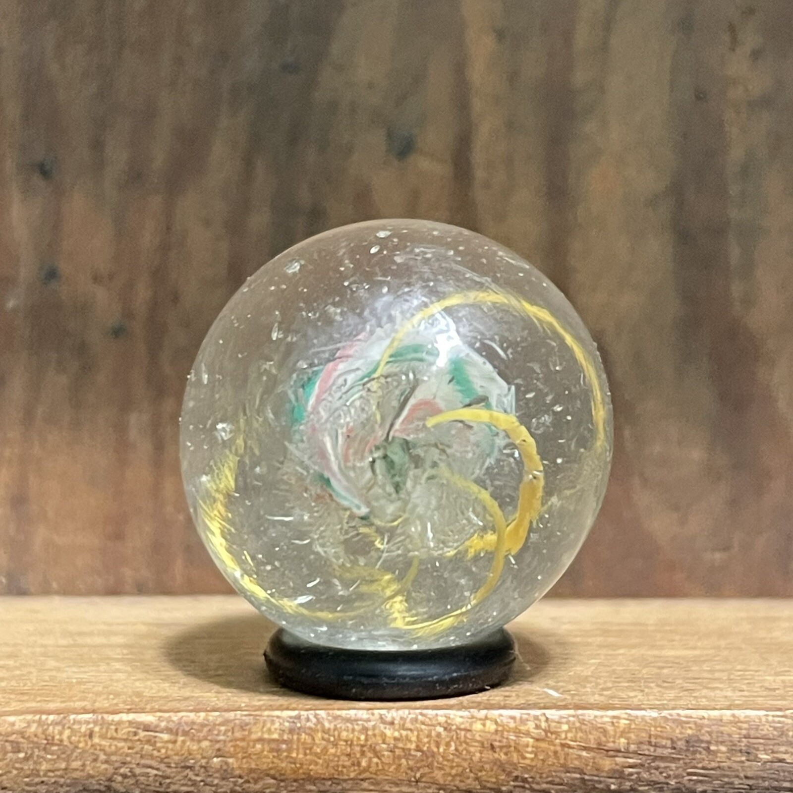 Antique German Handmade Ribbon Core Marble 3/4” Mint(-) | (113)