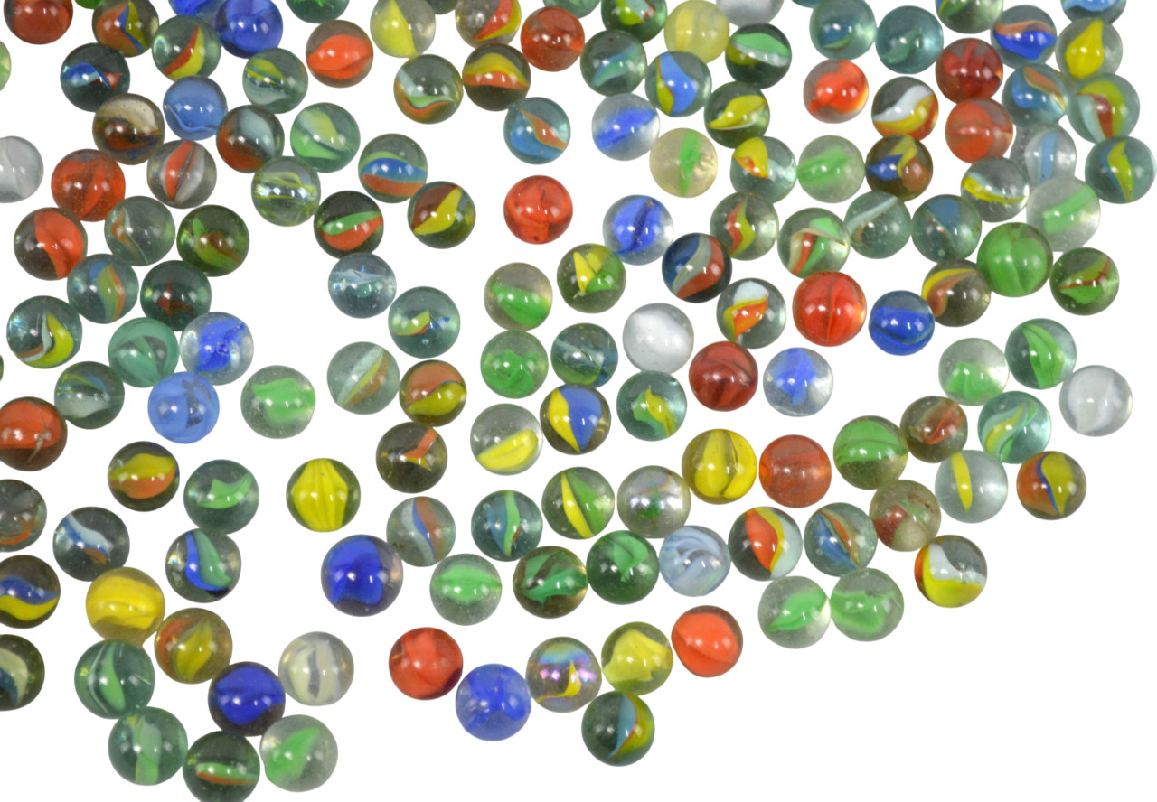 Vintage Player Marble Lot of 600+ Mix Variety Unique Collection 15mm-16mm