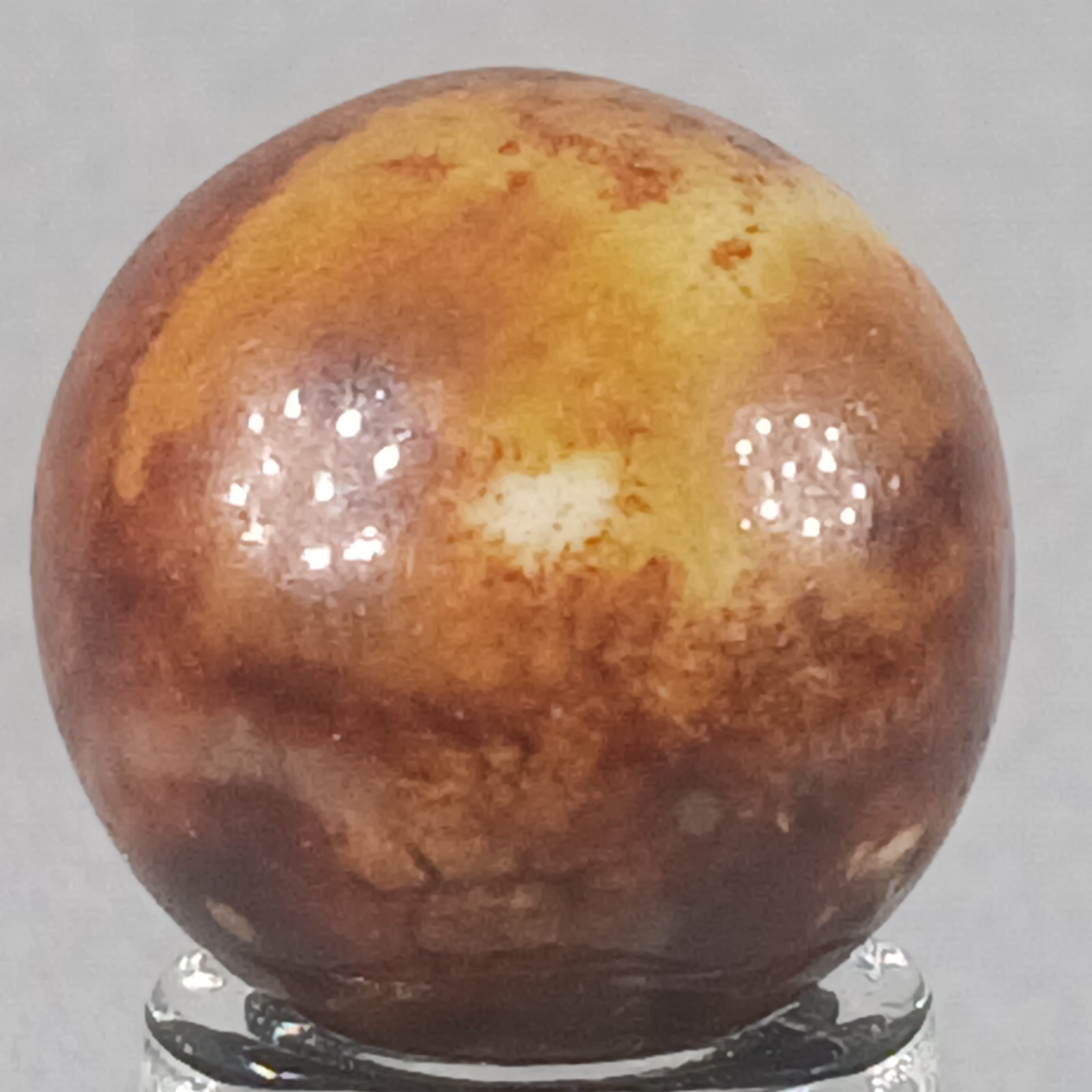 Vintage Brown Bennington Clay Marble .65 Inches Near-Mint Condition