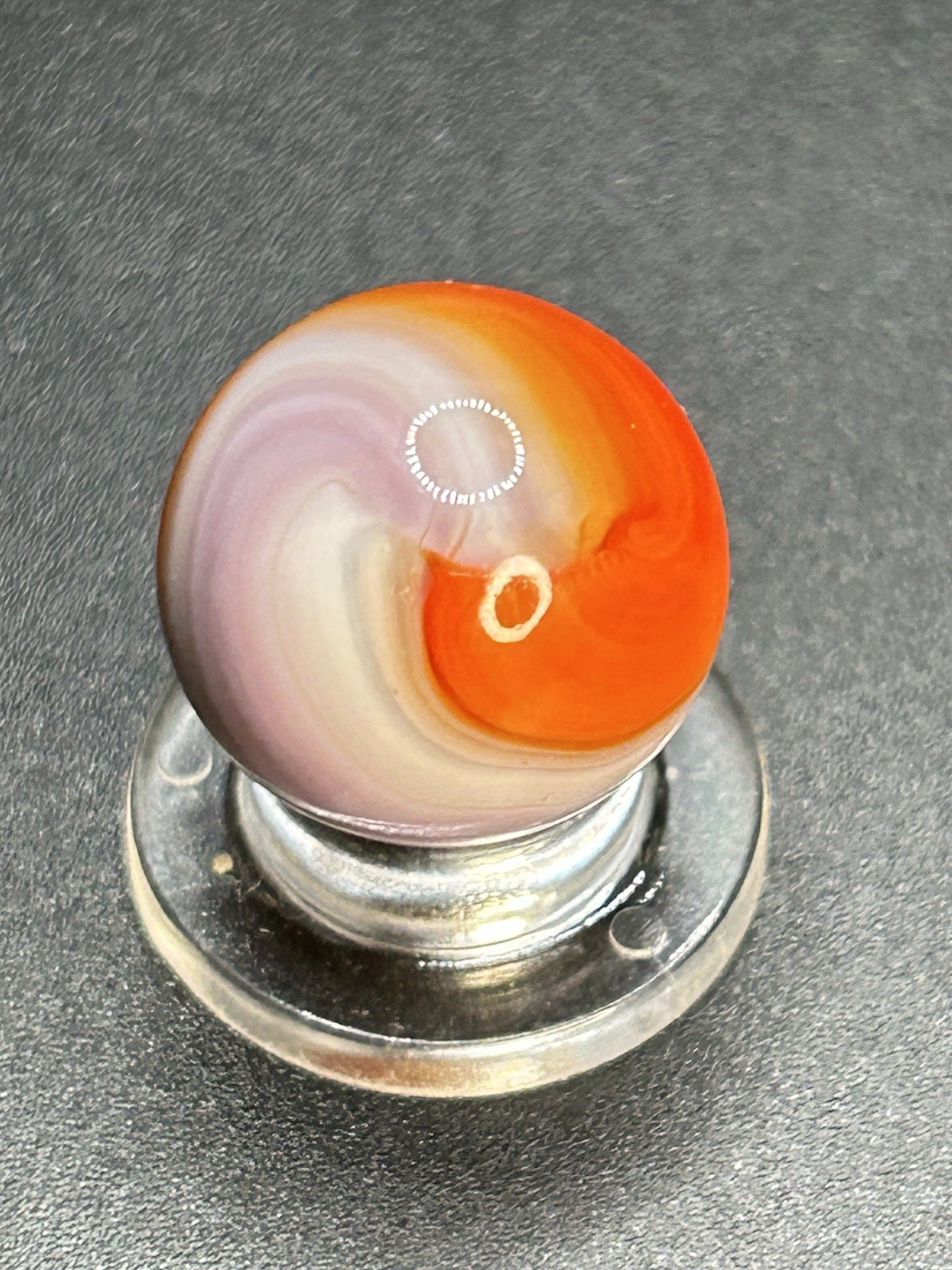 Vintage Akro Corkscrew Marble 3+ Akro Special 0.629”