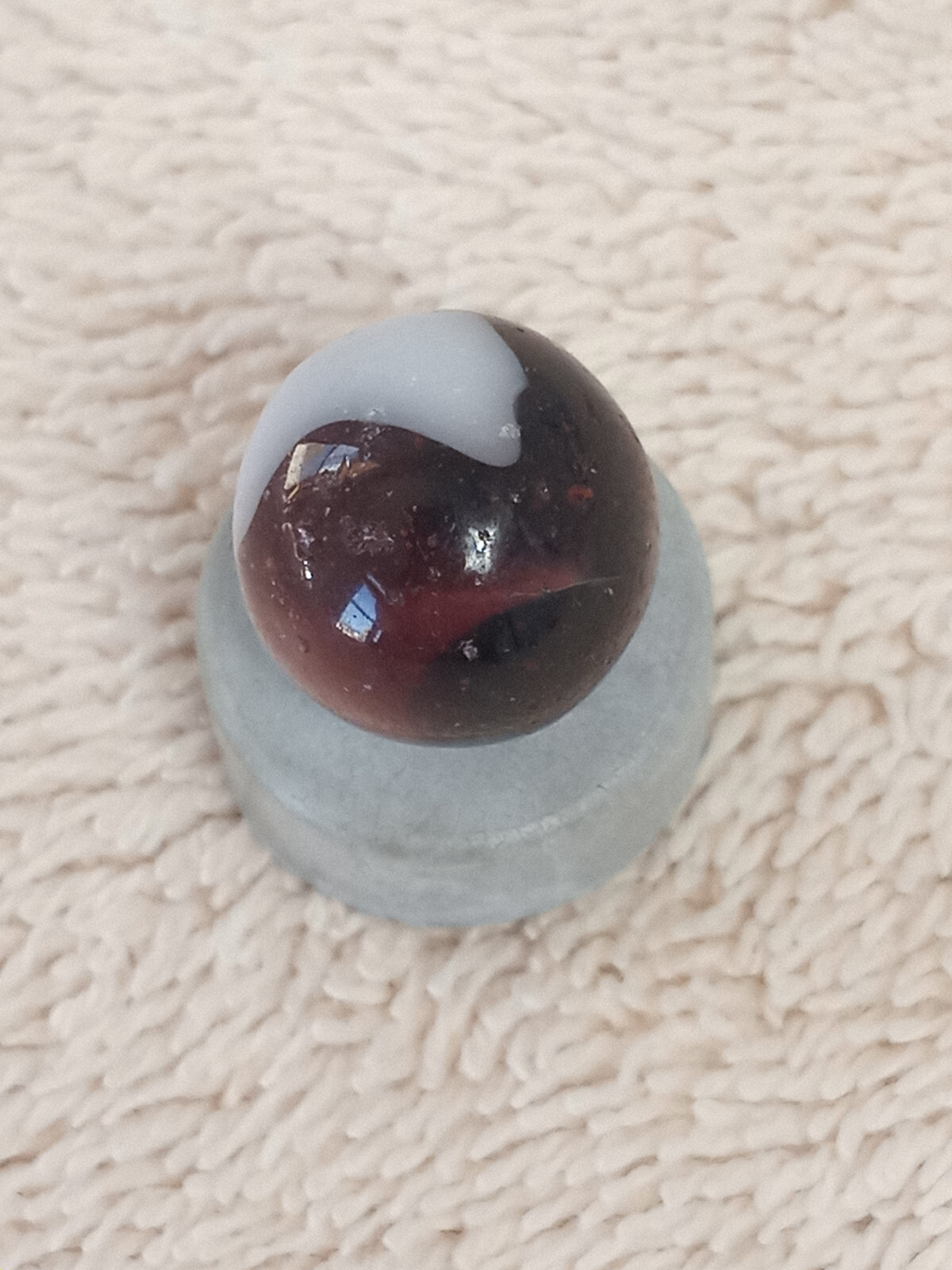 ANTIQUE Colorful Swirl MARBLE 13mm