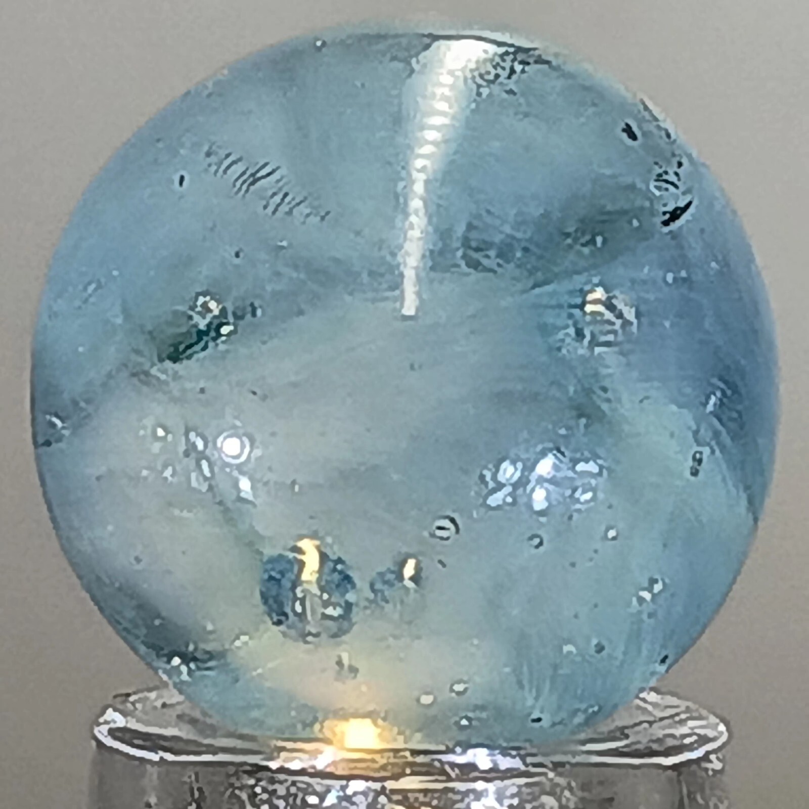 Vintage Champion Swirl Marble .58 Inches Near-Mint Condition