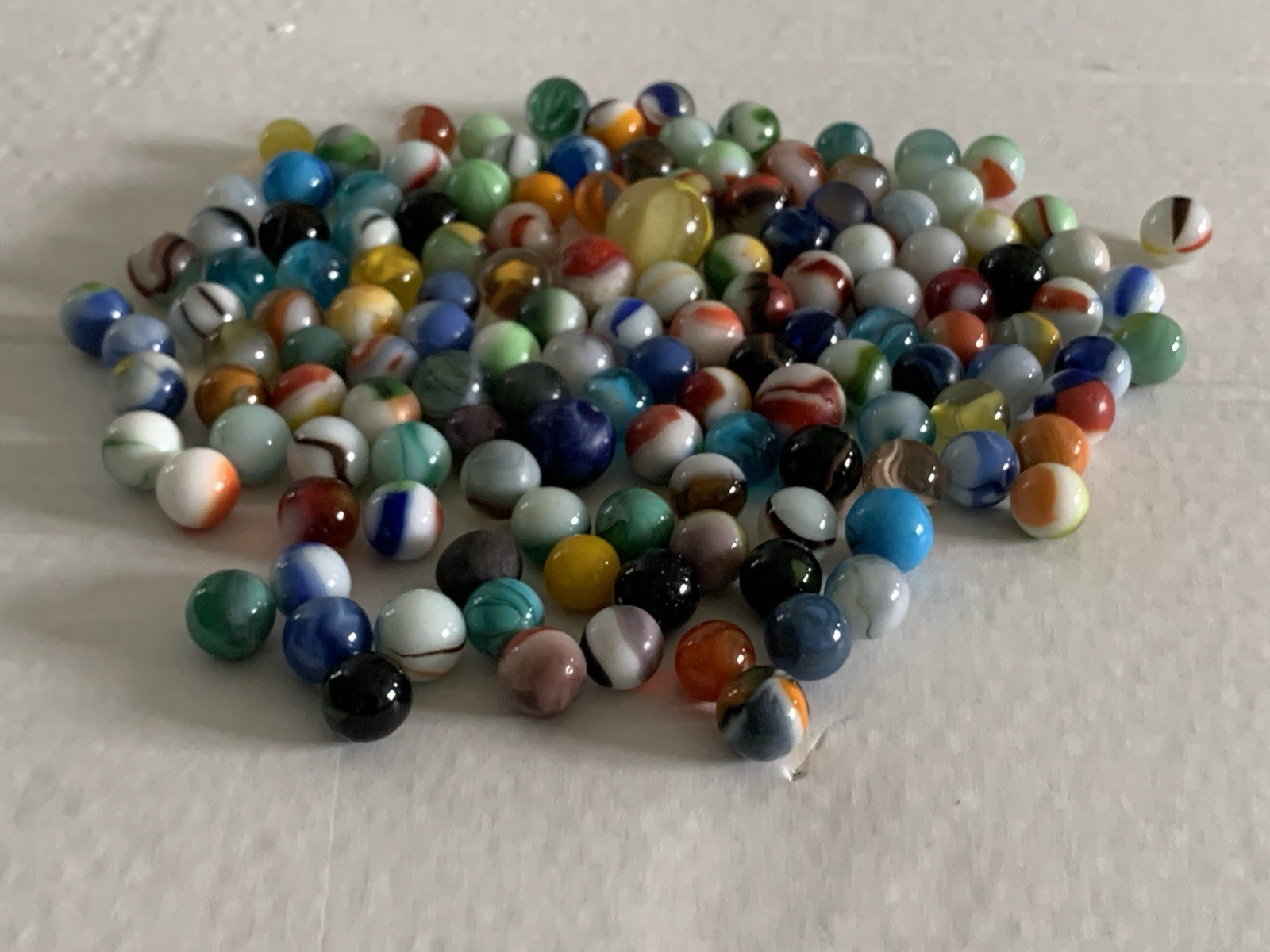 Vintage lot 125 Mixed Marbles – Collection Arkansas Flea Mart 35+ Years