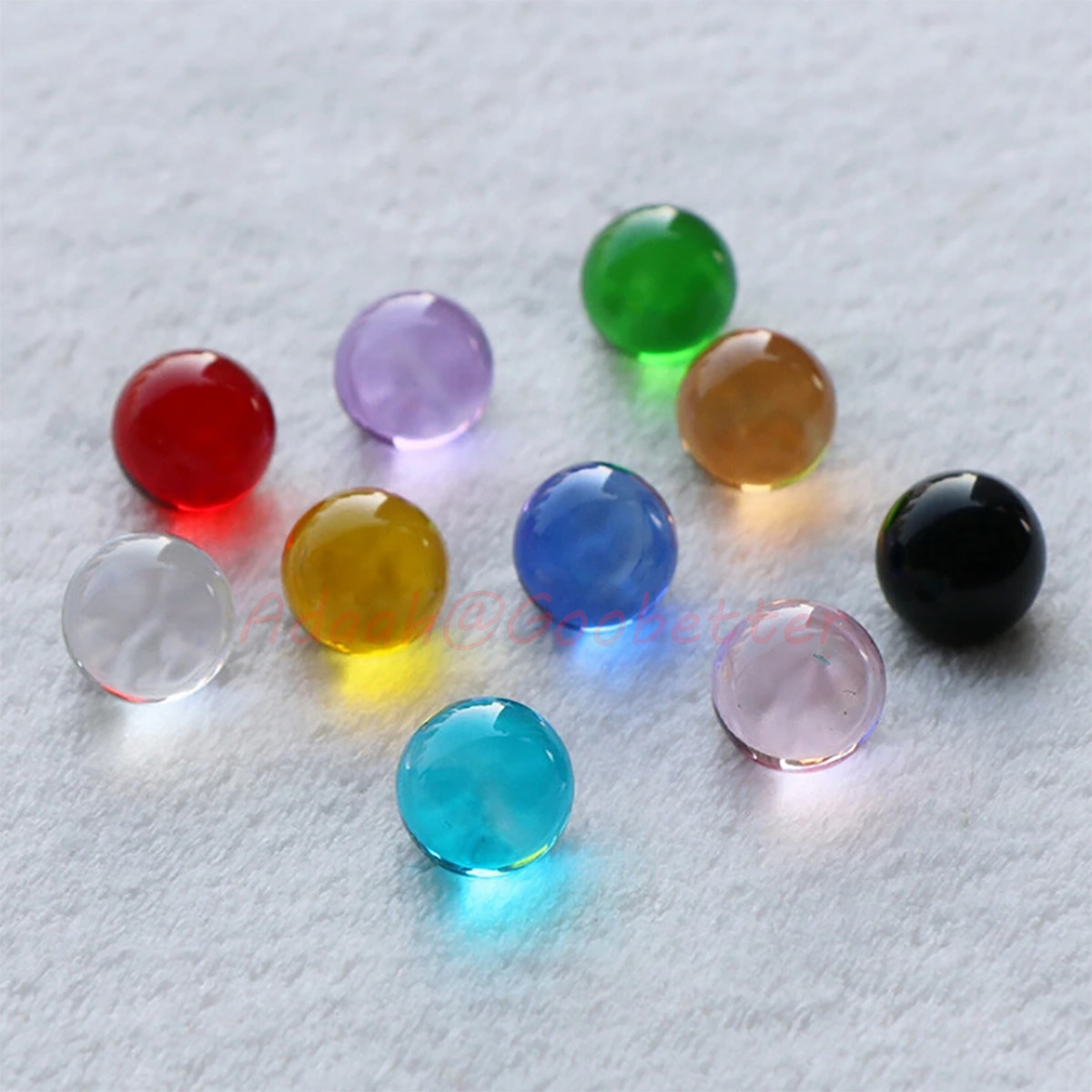 25mm Glass Ball Craft Glass Beads Handmade Marbles DIY Kid Toys Games Vase Decor