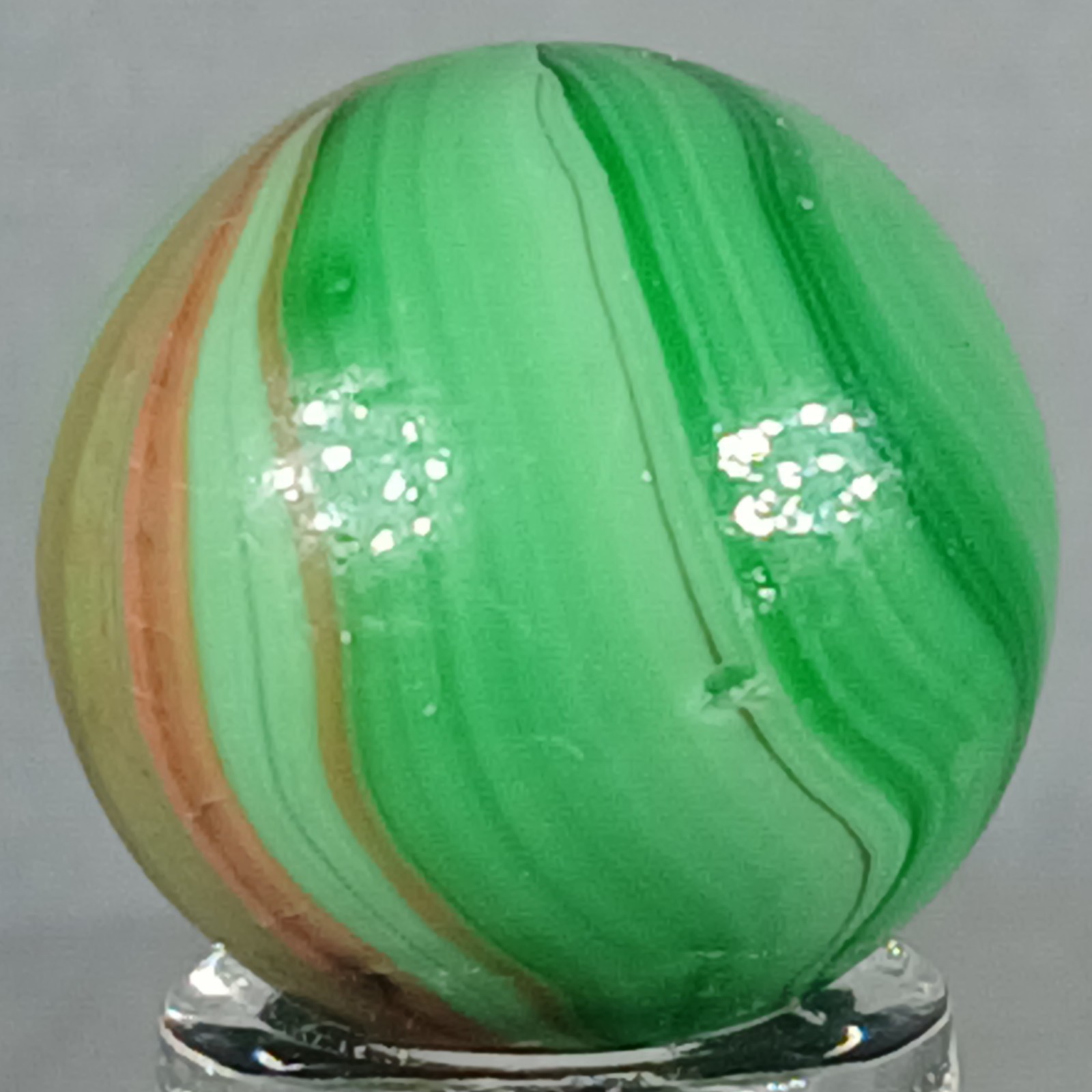 Vintage Imported Patch And Ribbon Marble .63 Inches Near-Mint Condition