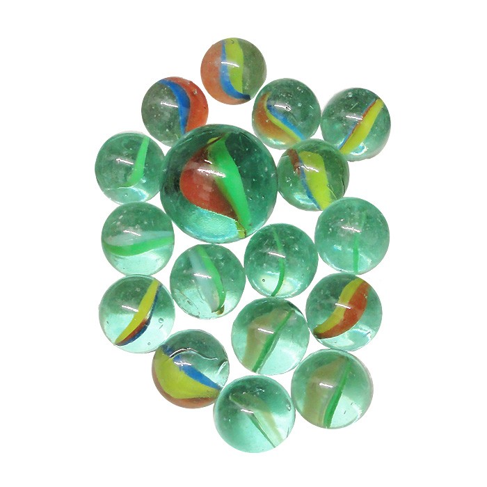 Large Bag of Marbles – 100+2 Children’s Assorted Toy Glass Marbles for Games