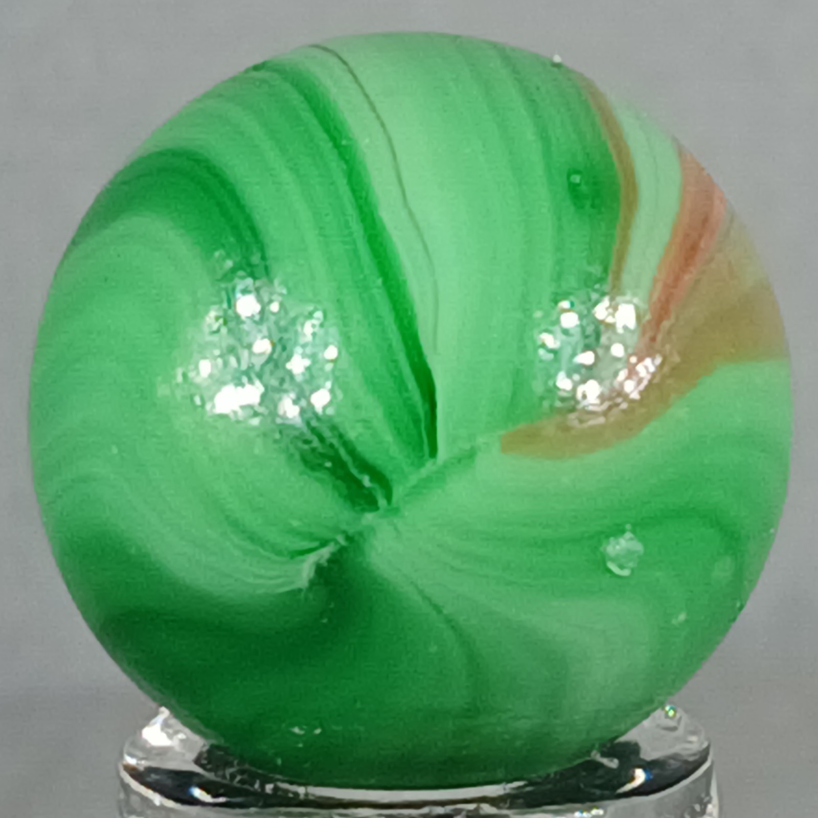Vintage Imported Patch And Ribbon Marble .63 Inches Near-Mint Condition