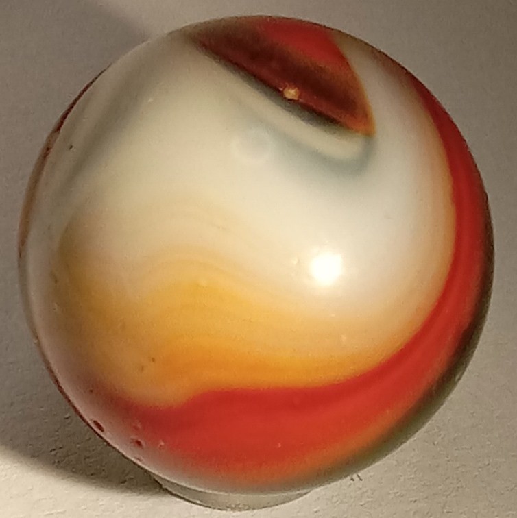 VINTAGE Vitro V Patch BRUSHED Marble Green Base .62 UV UNIQUE Wedding Cake White