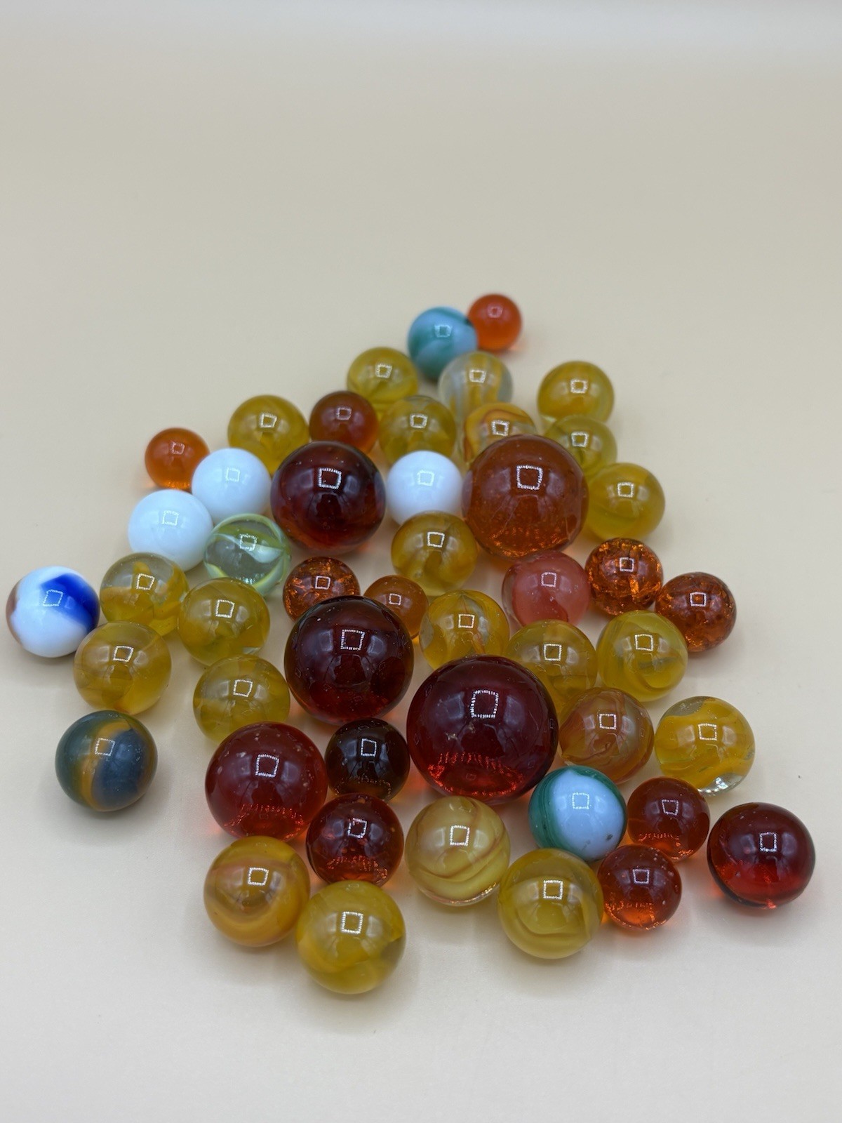Vintage UV Reactive Marbles Lot