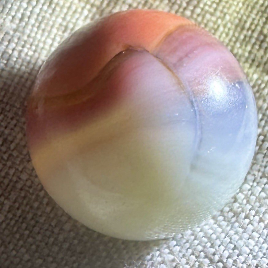 Vintage Vitro Conqueror Patch Marble, 0.62 in, Mint