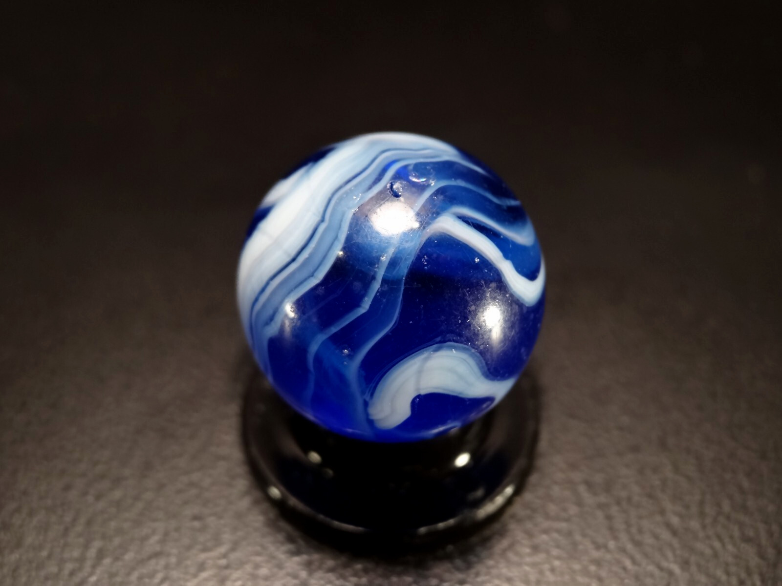 CHRISTENSEN AGATE DEEP COBALT BLUE STUNNING