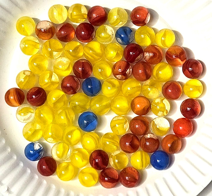 Vintage Cat’s Eye Marbles – (Lot of 75) From Estate Sale