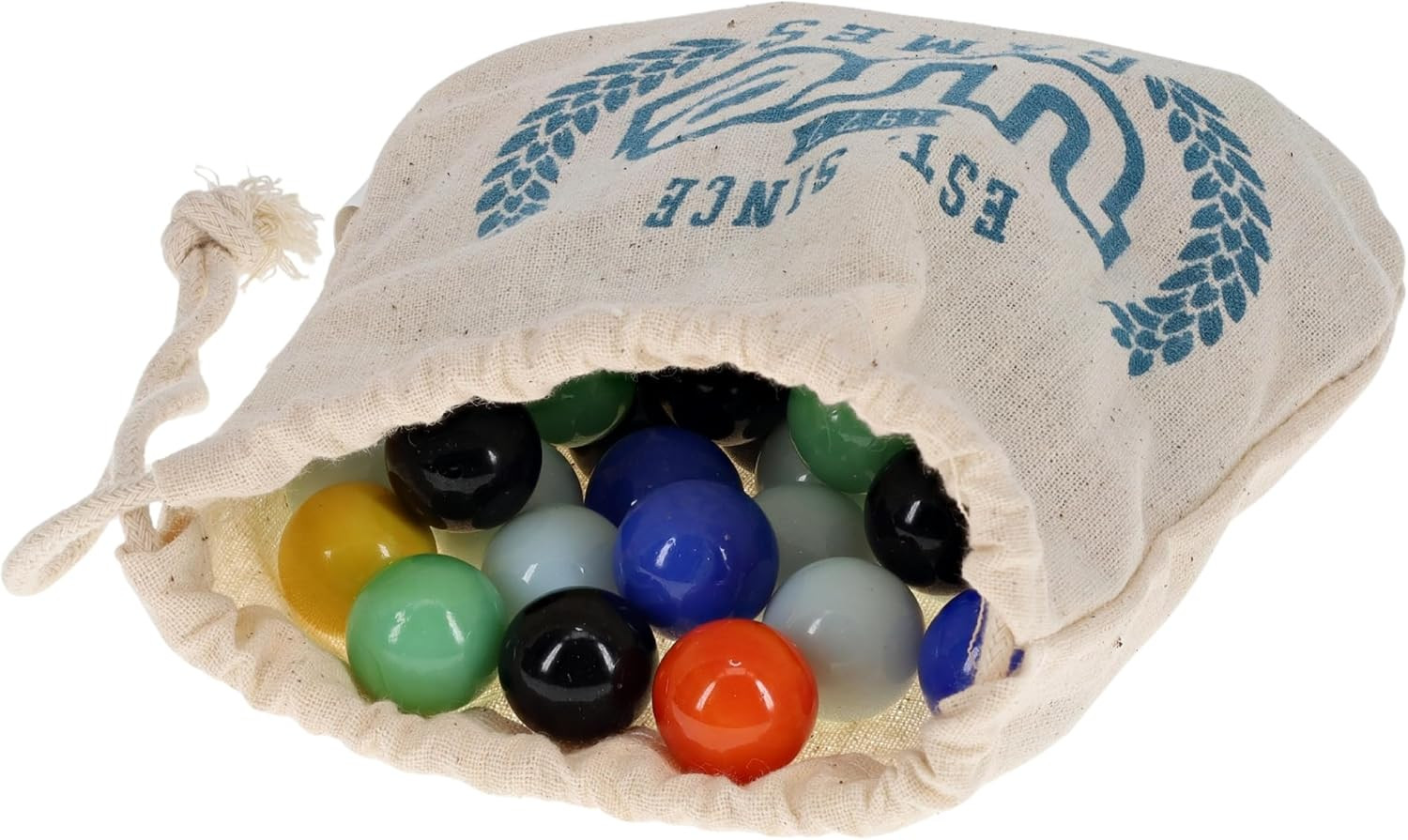 Replacement Glass Marbles – 60 Count for Chinese Checkers – Colored Game Piec…