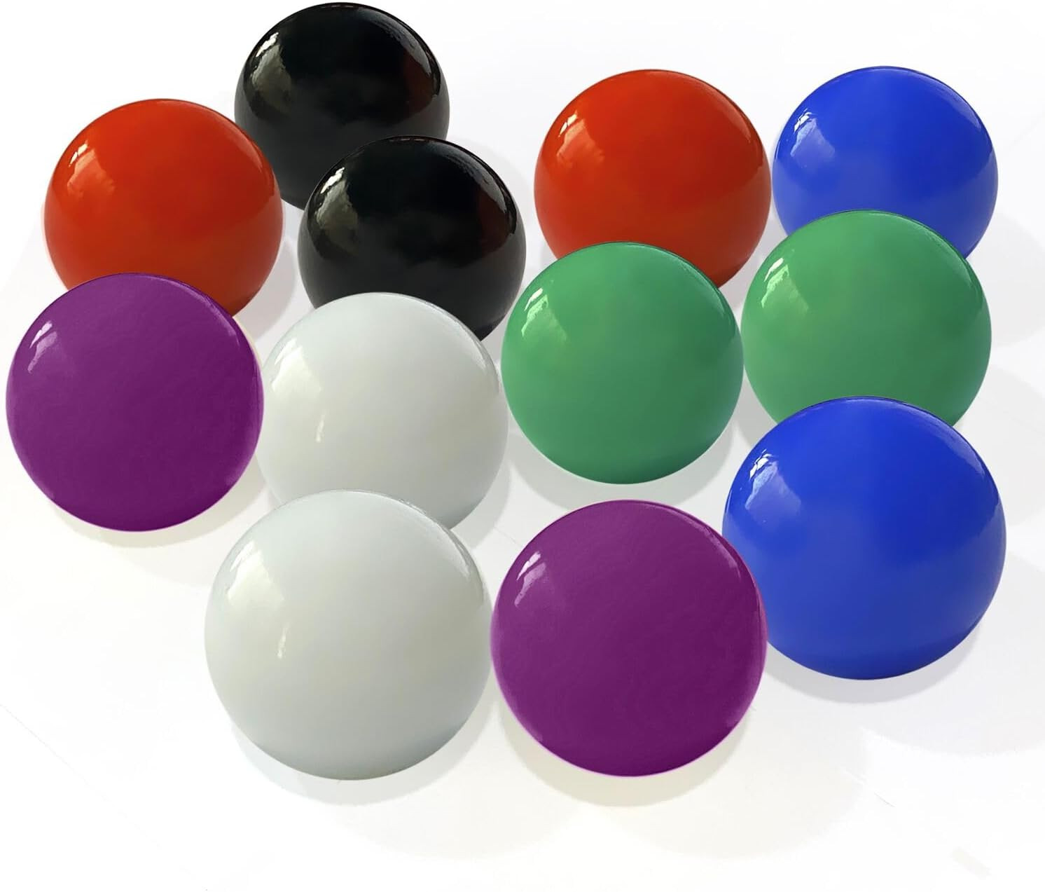 60 Pcs Acrylic Glass Marbles, Bulk Acrylic Marbles, for Various Marble Games 0.6