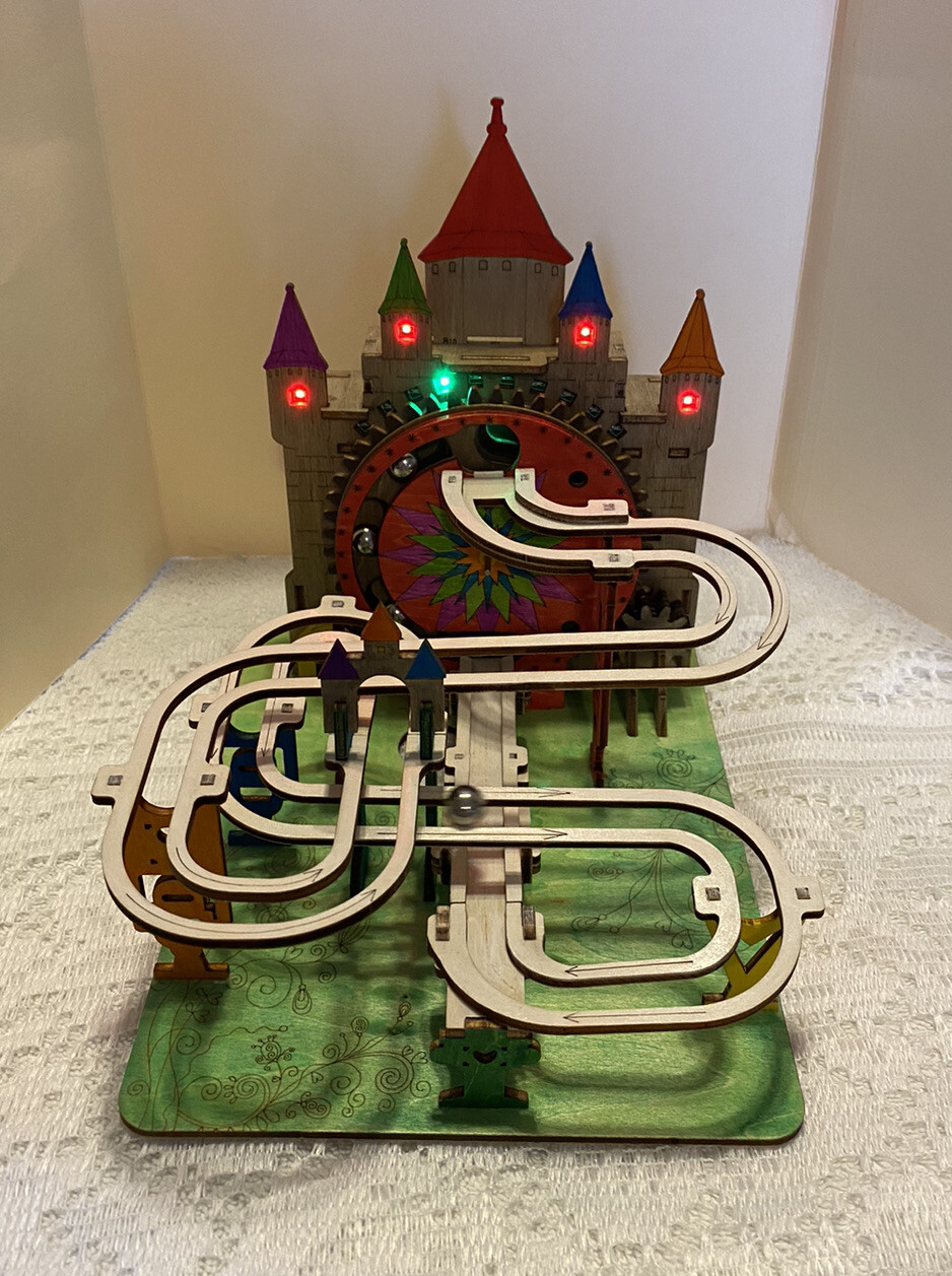 *NEW* MOTORIZED CASTLE MARBLE RUN W/ LED LIGHTS – SEE VIDEO!