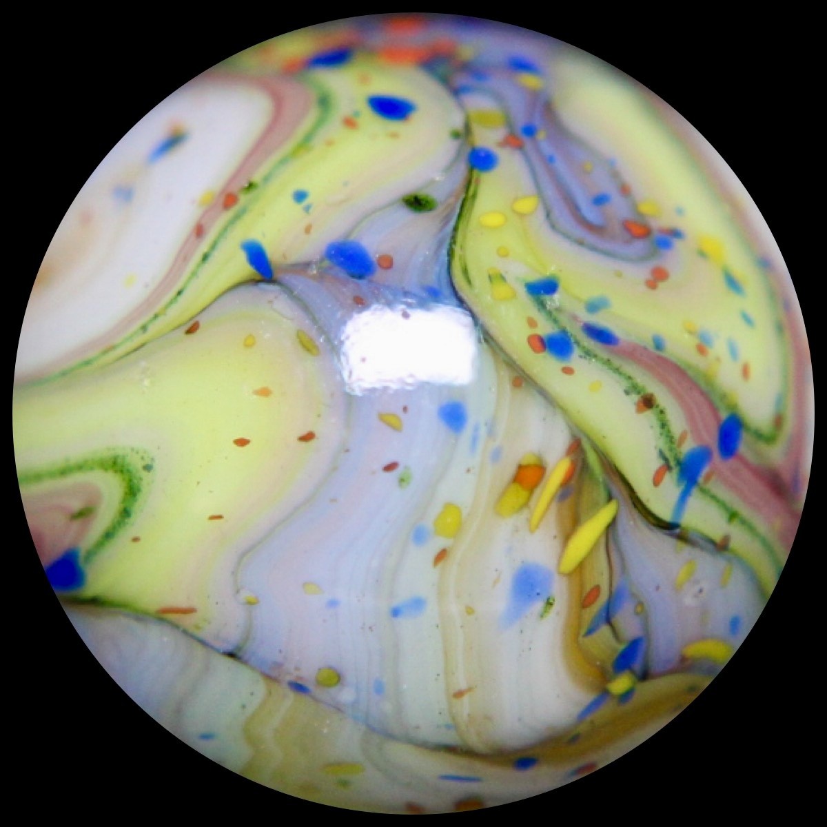 JABO Joker 3 Marble Collector Series: Confetti Explosion Guinea 0.747″