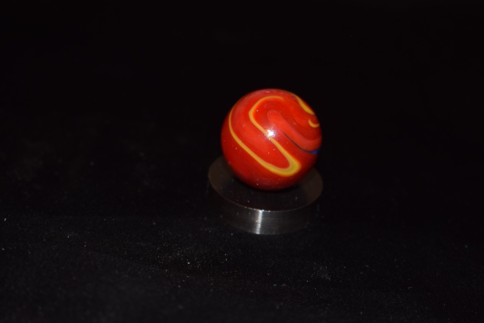 👽➖⏩VACOR💪Superman🔴🔵🟡 Toy Collectors Marble Shooter size” 7/8″=.875″ Mint