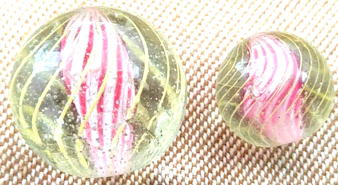 OLD SAME CANE 0.74″& 0.525″SOLID CORE PEPPERMINT WITH YELLOW CAGE &YELLOW BASE