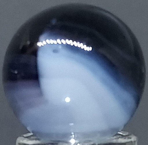 Vintage Vitro “Conqueror” Marble 9/16 Inch Size Mint Condition