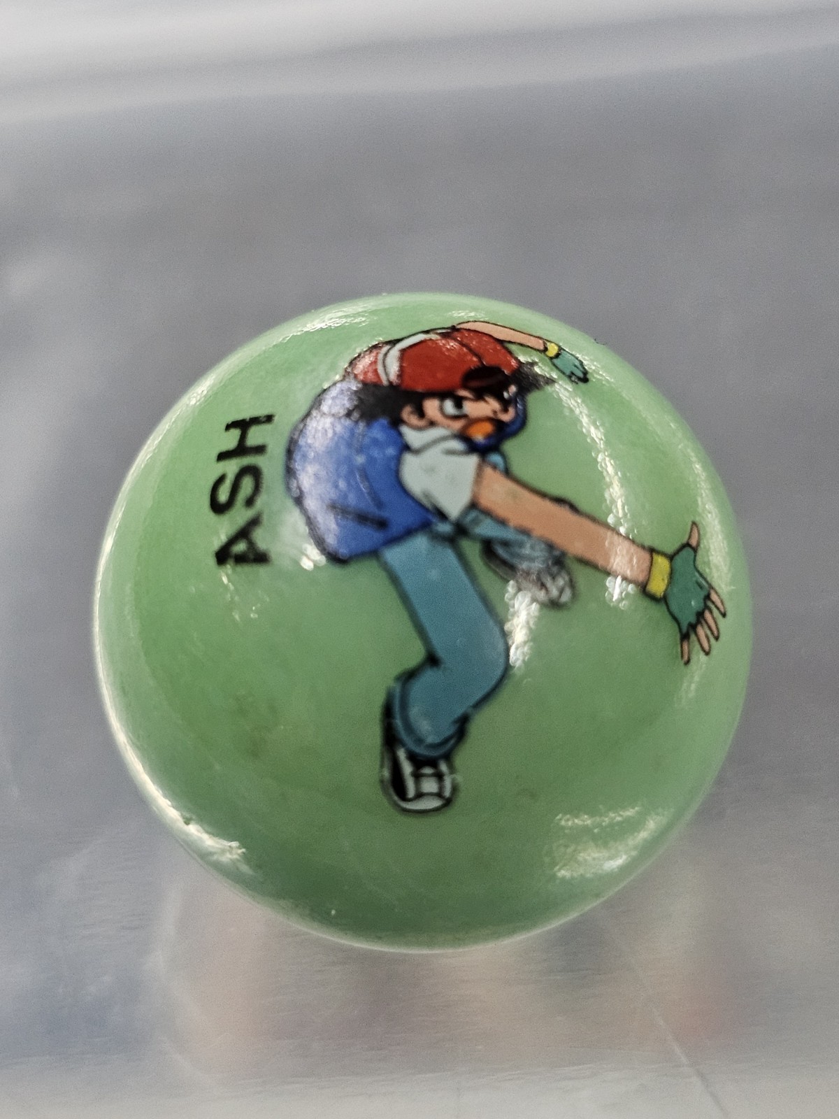 Vintage Pokémon Marble | Ash | Trainer | 2000s | Rare Pokemon Authentic