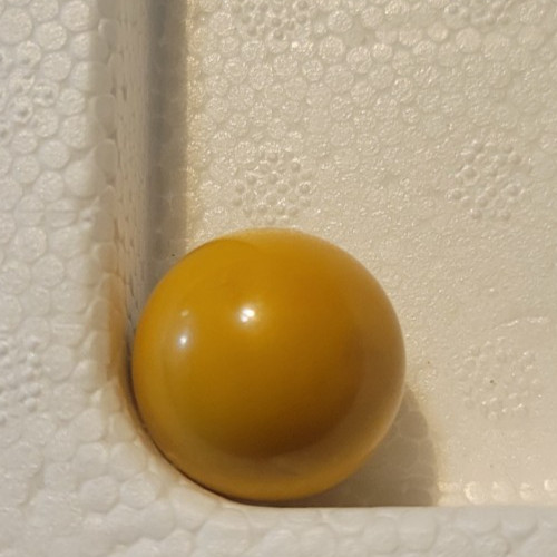 Vintage Peter Parker Spiderman #2 Yellow Glass Marble