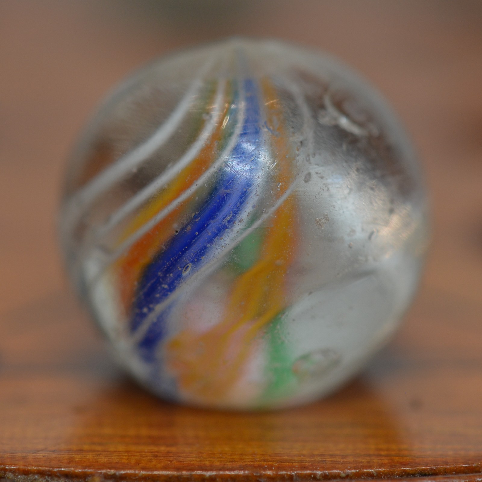 Handmade Divided Core Marble 11/16 in, Near Mint, Germany, 1860-1920, S1524