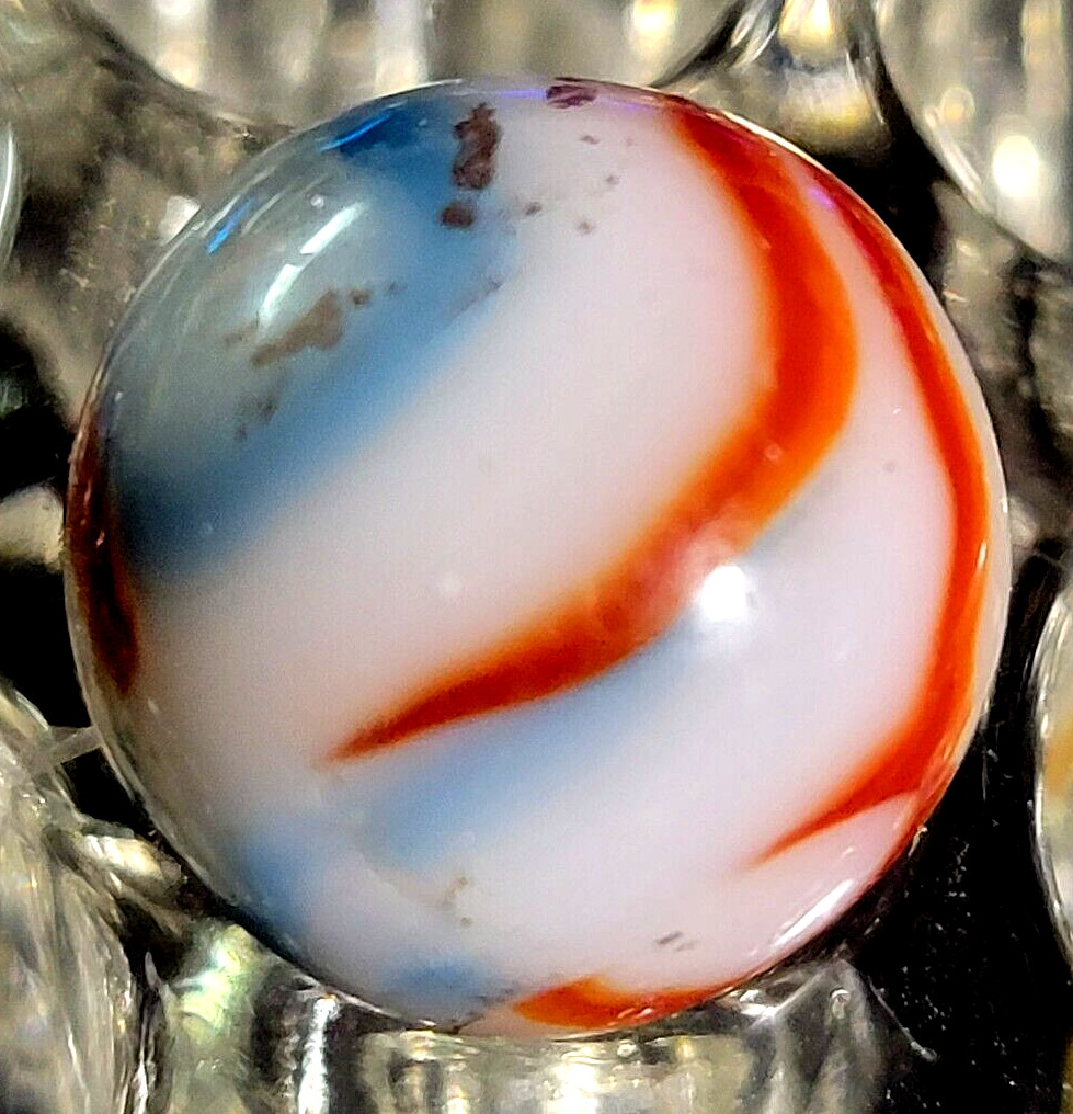 PELTIER NATIONAL LINE RAINBO LIBERTY 0.63″ OXBLOOD FLAMES NEAR MINT 3B/29