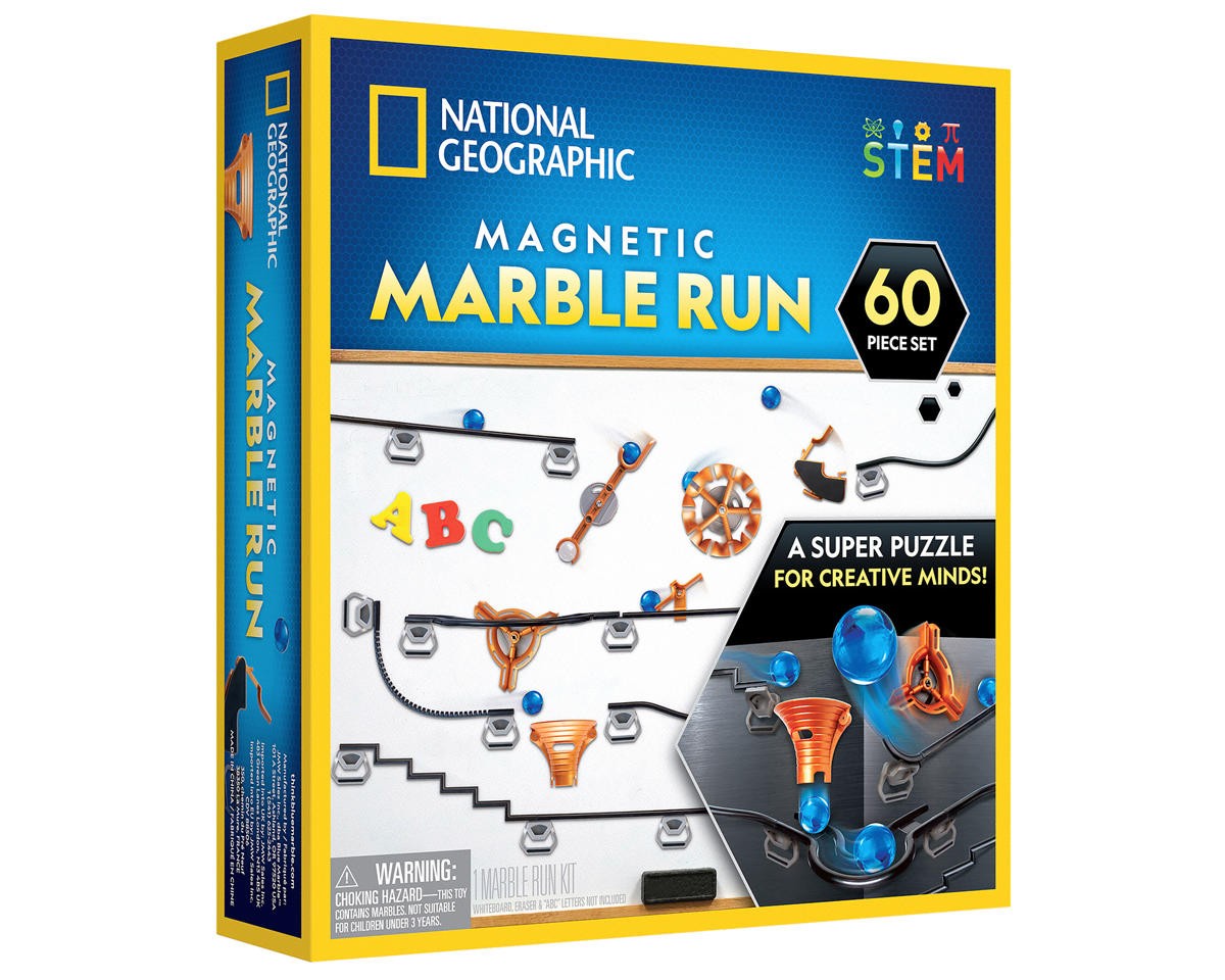 Blue Marble National Geographic Magnetic Marble Run Set [DWDRTMRMAG60]