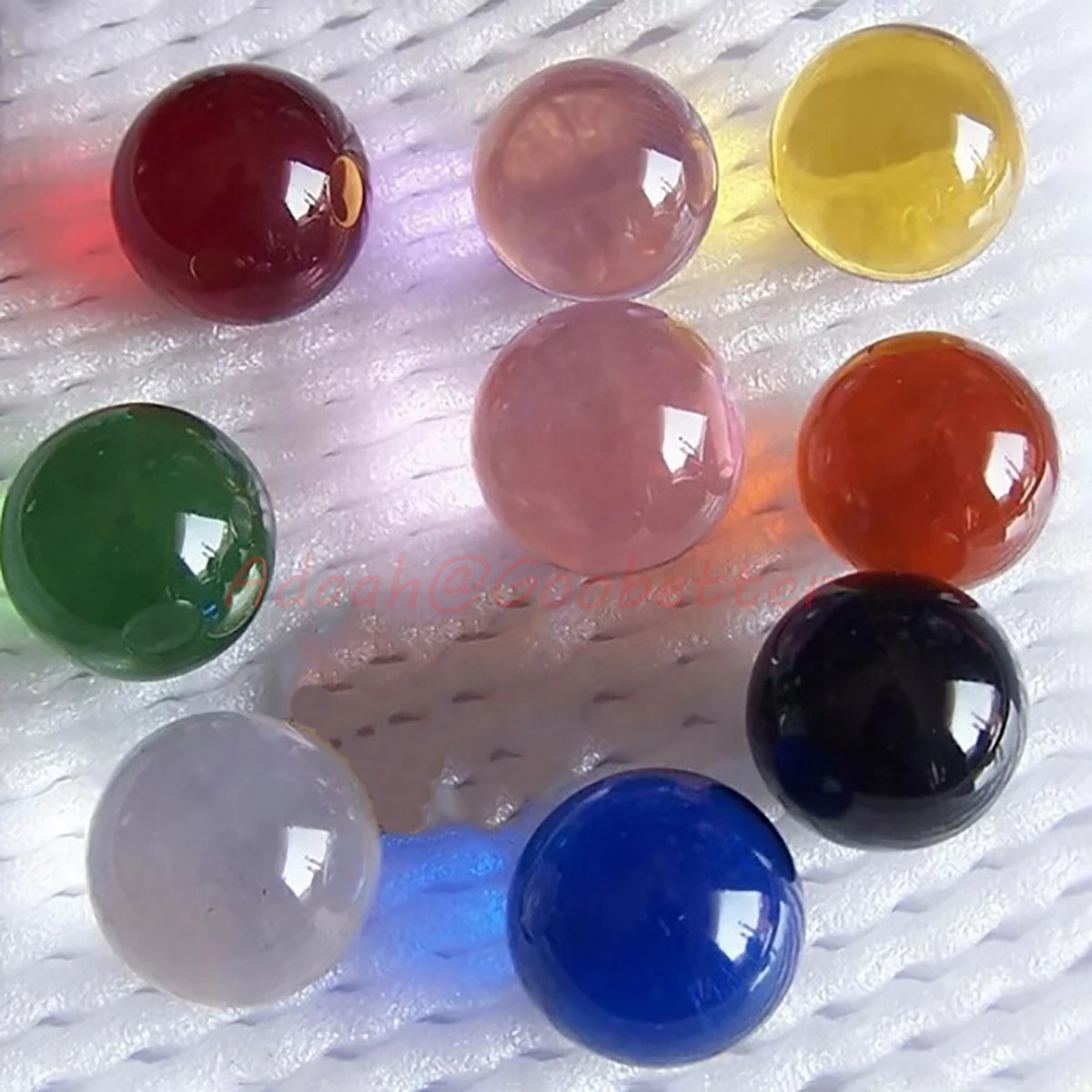 25mm Glass Ball Craft Glass Beads Handmade Marbles DIY Kid Toys Games Vase Decor
